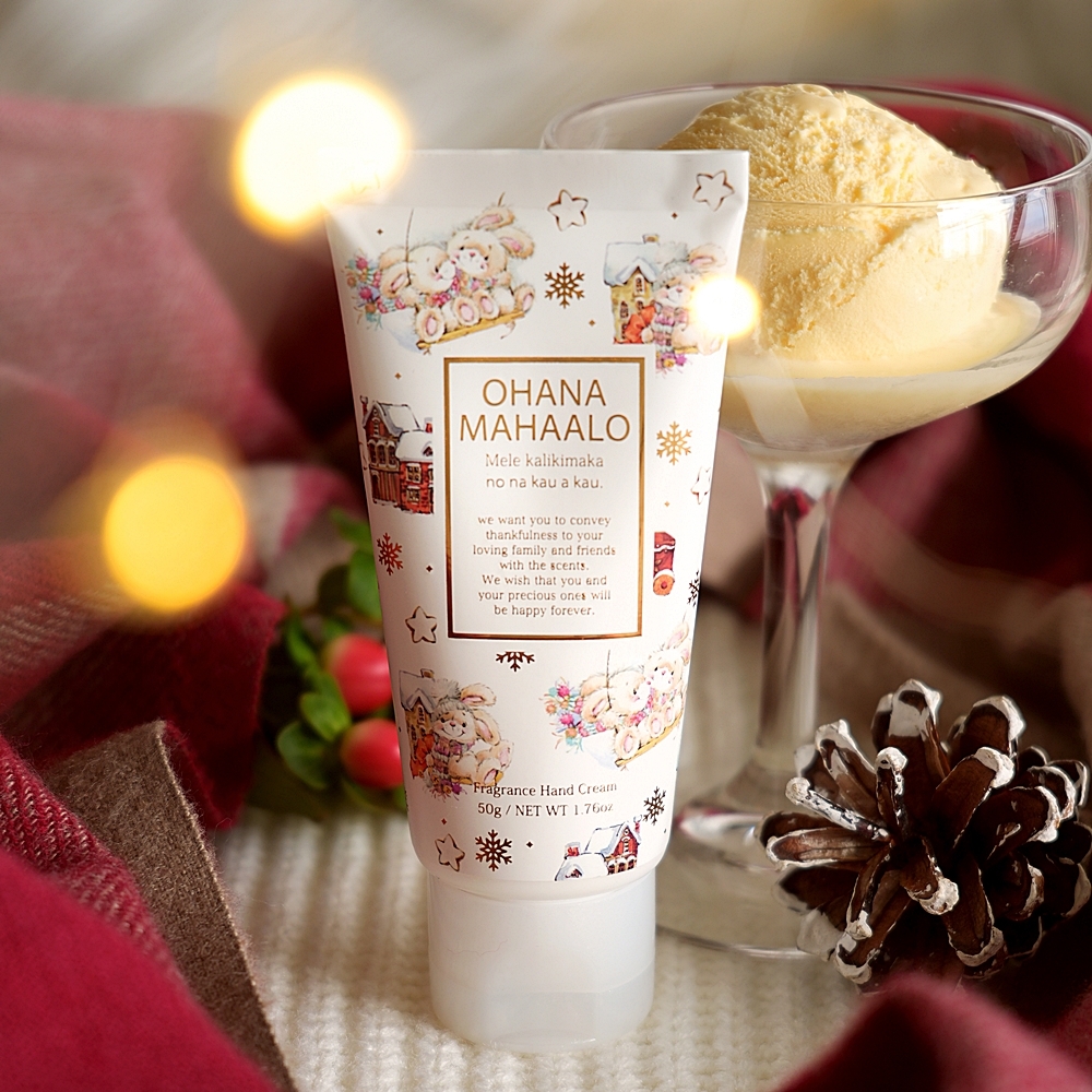 OHANA MAHAALO 焦糖聖誕 潤澤療癒護手霜50g