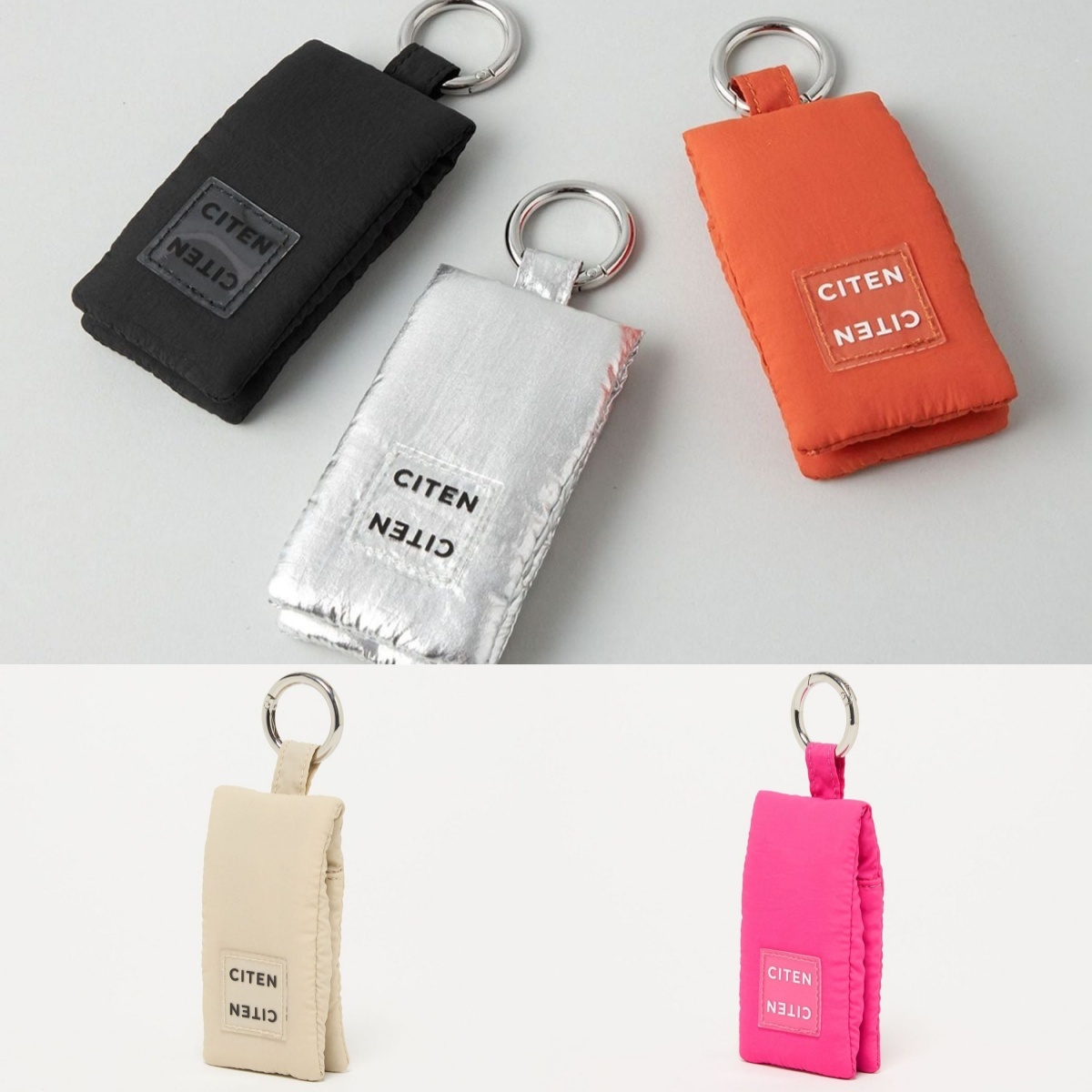 預購┃日本 CITEN 鏡子 唇膏 收納包 鑰匙圈