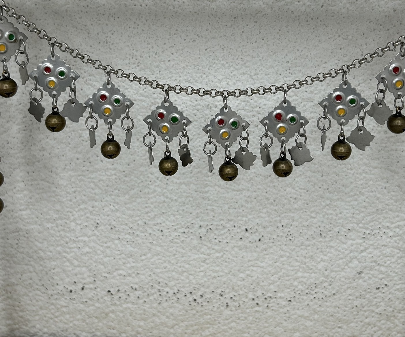 H11-紅黃綠單層鈴鐺鏈條186cm