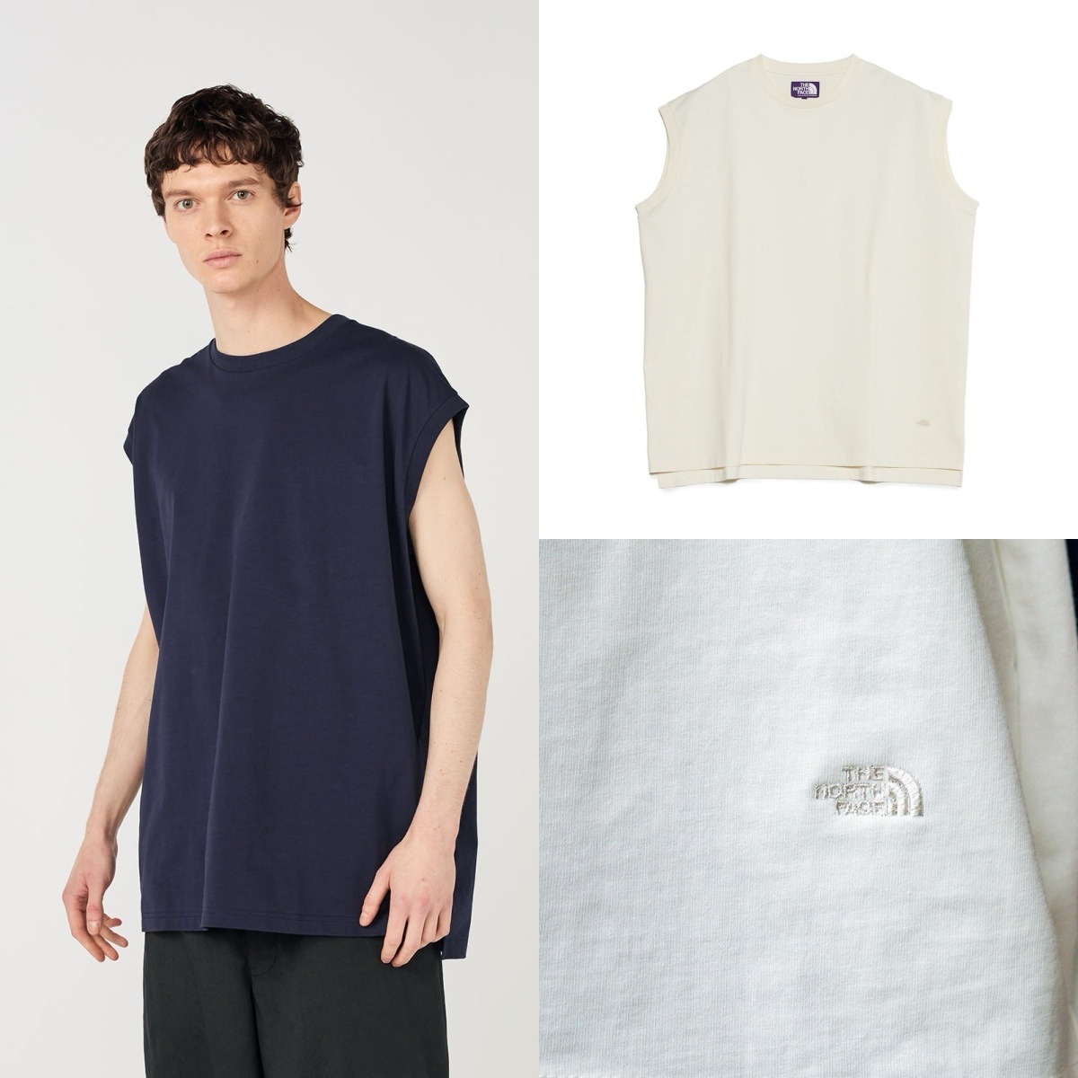 預購┃TNF 紫標 直營限定 PURPLE LABEL Cotton Jersey 無袖 寬版 背心