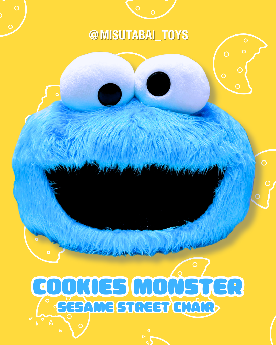 Cookies Monster sesame street Chair 40cm (POP SUNDAY)