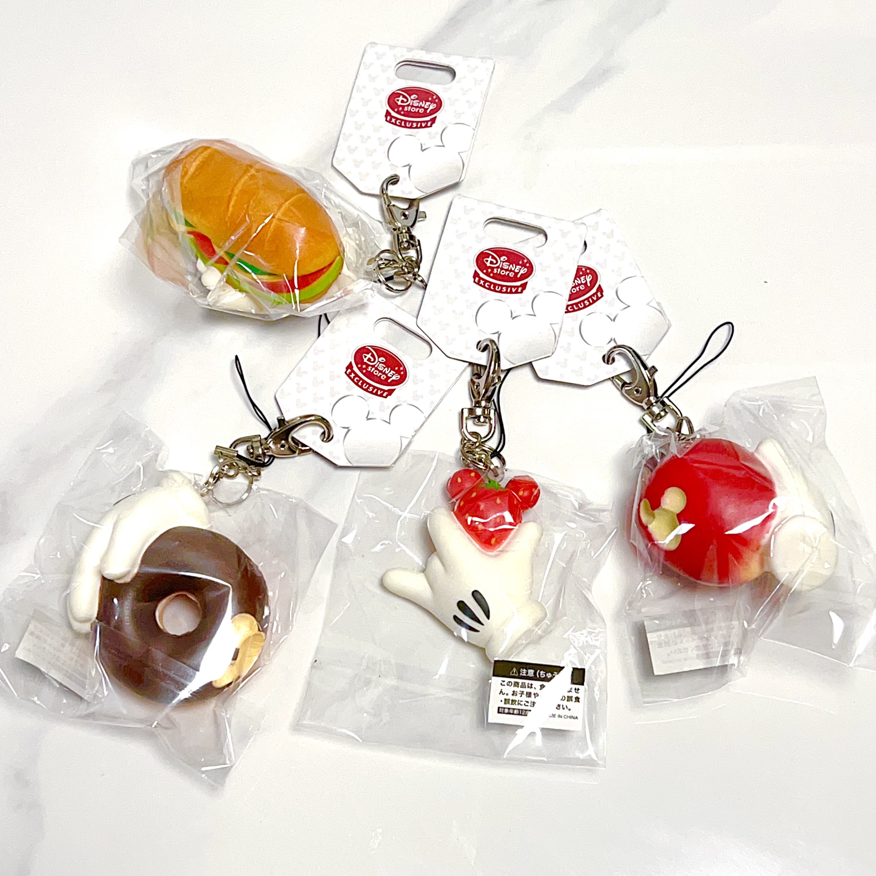 Disney Rare Mickey holding food squishy