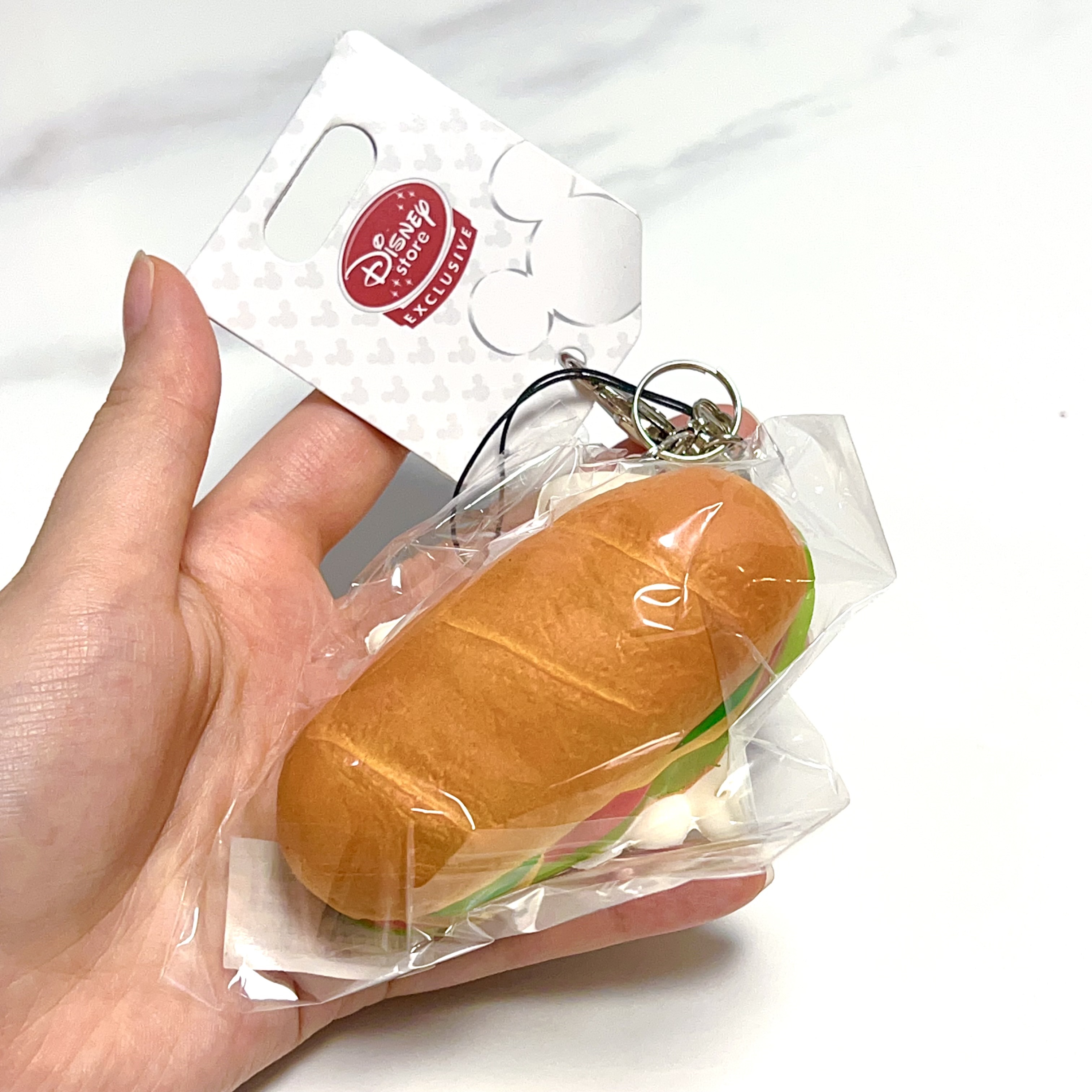 Disney Rare Mickey holding food squishy