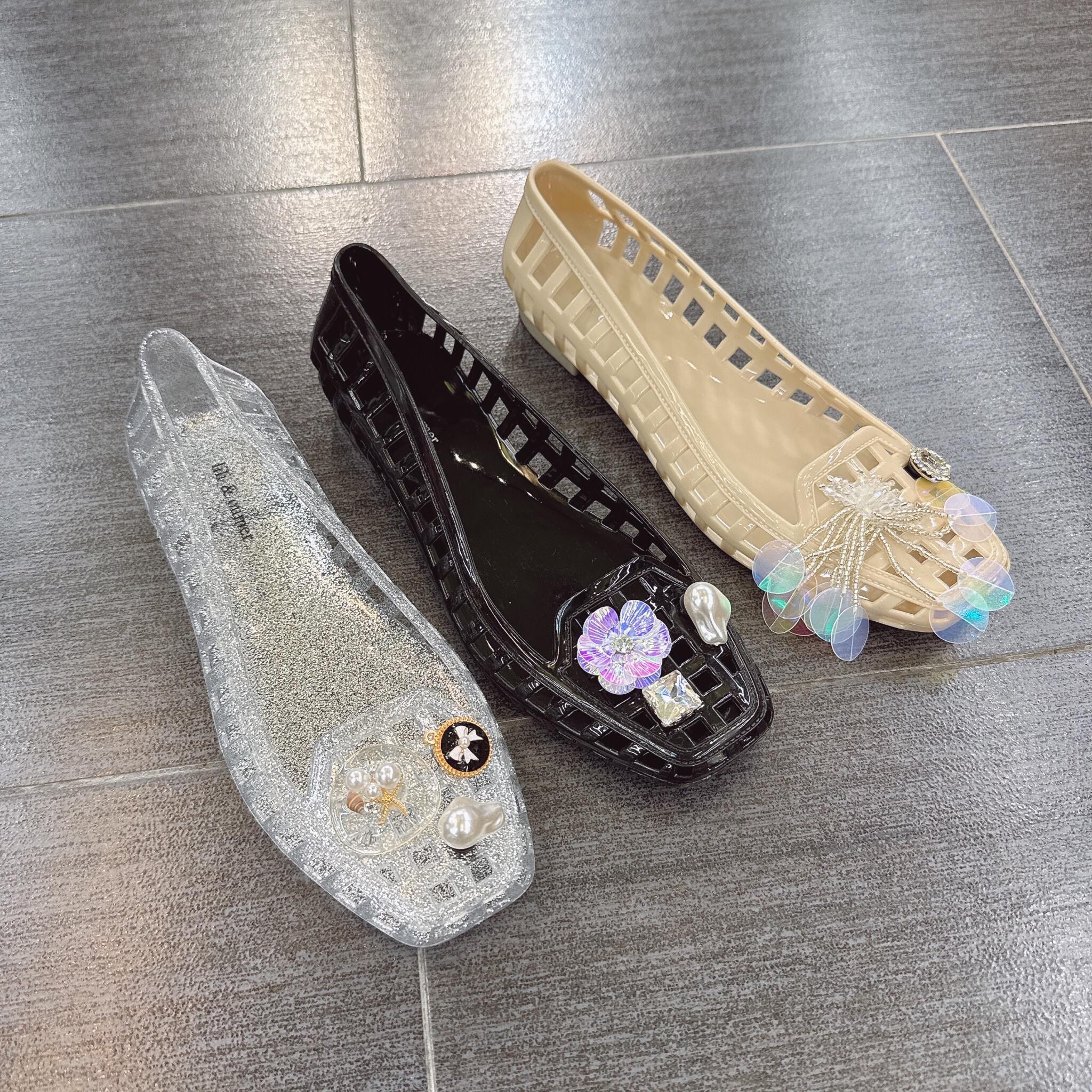 777-韓國水晶果凍娃娃鞋