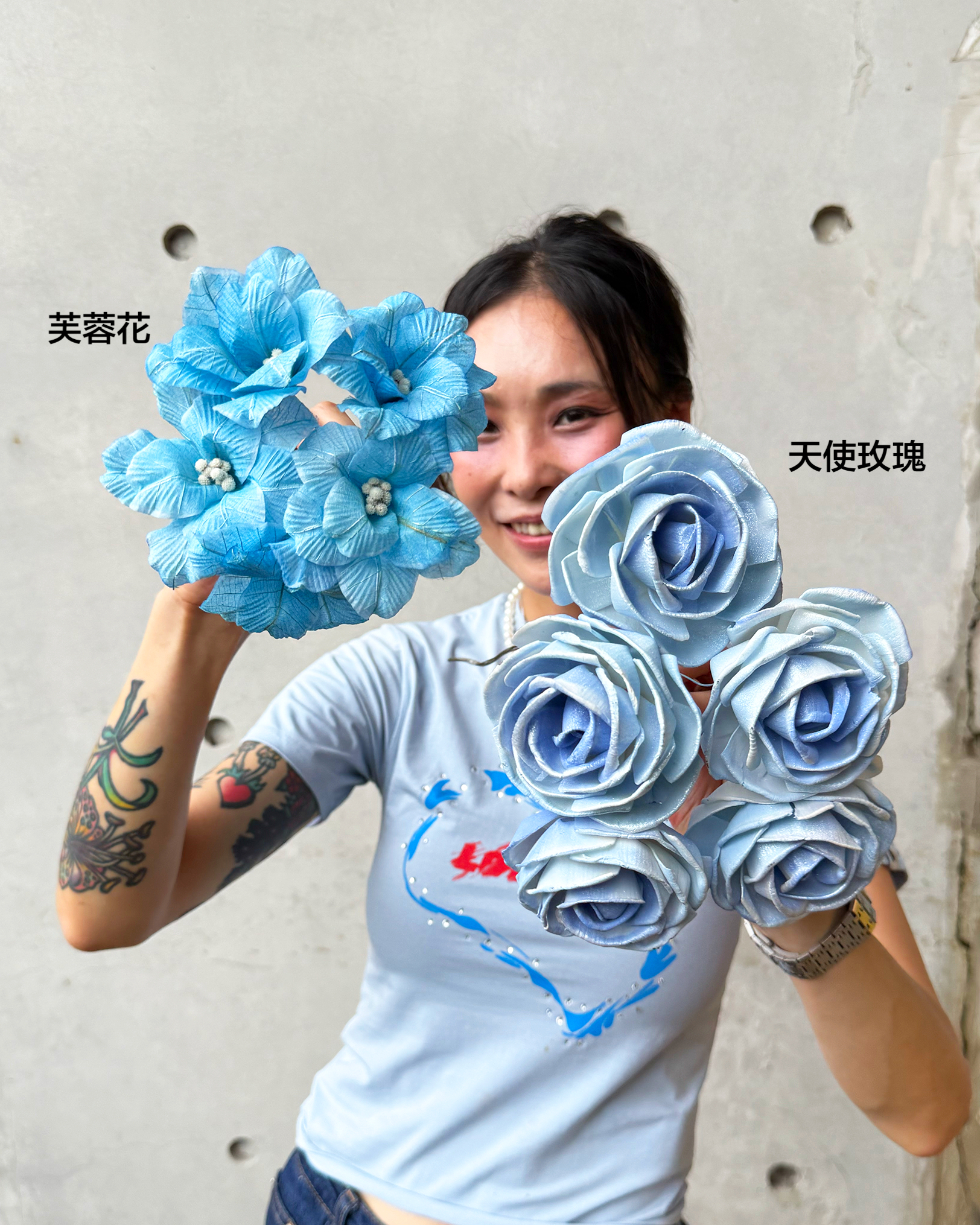 乾燥手工芙蓉花