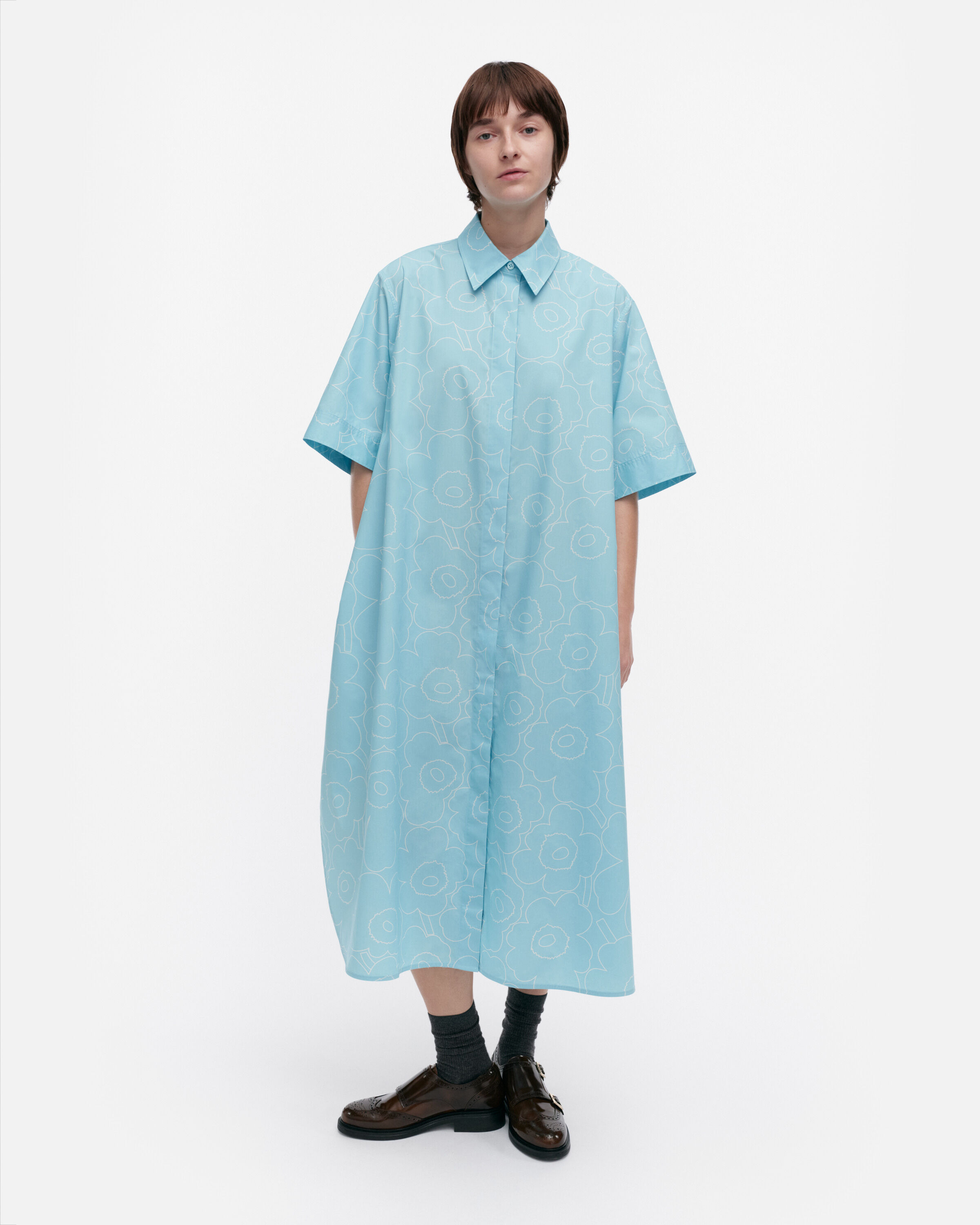 POPLIINI PIIRTO UNIKKO 印花洋裝