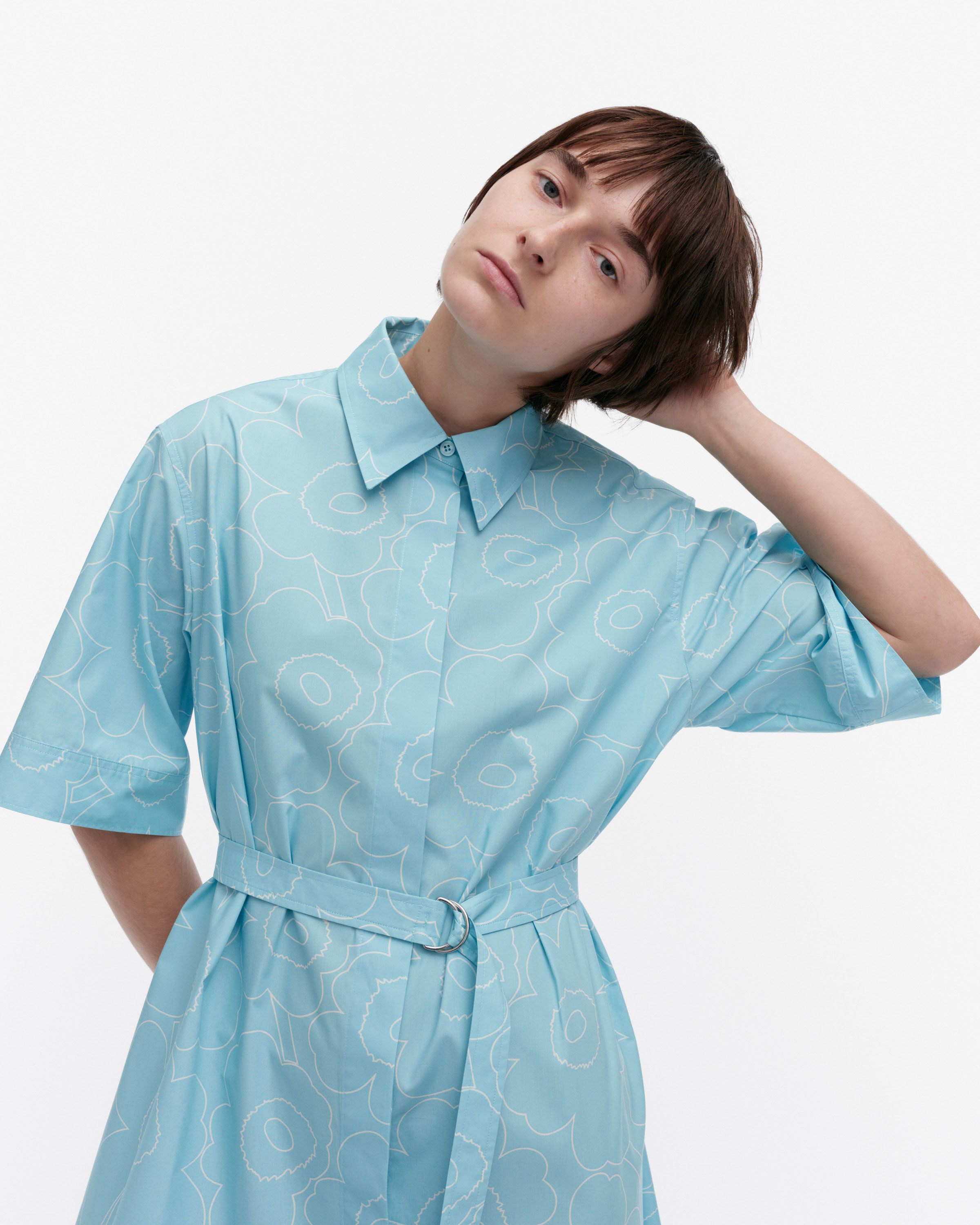 POPLIINI PIIRTO UNIKKO 印花洋裝