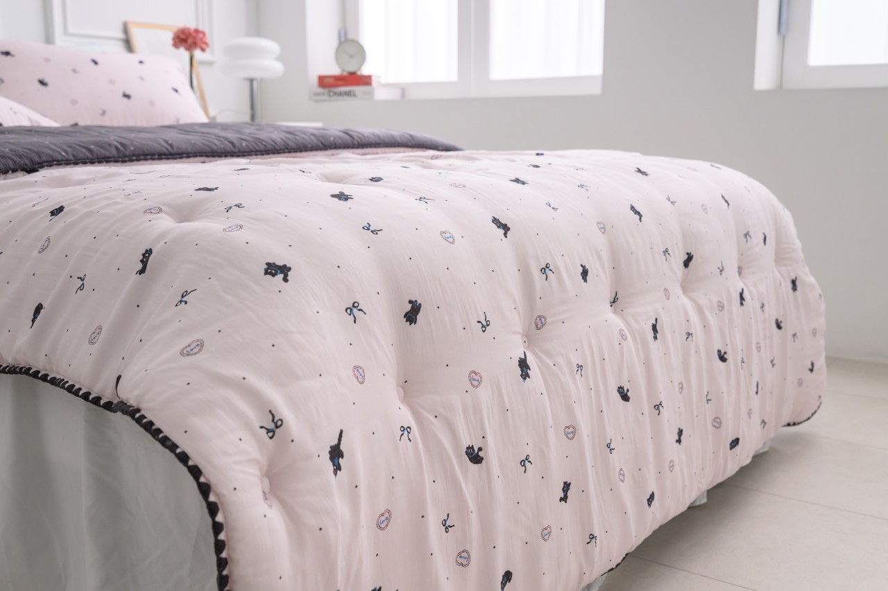 黑貓蝴蝶結四季被