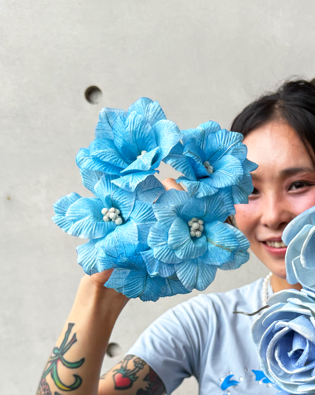 乾燥手工芙蓉花