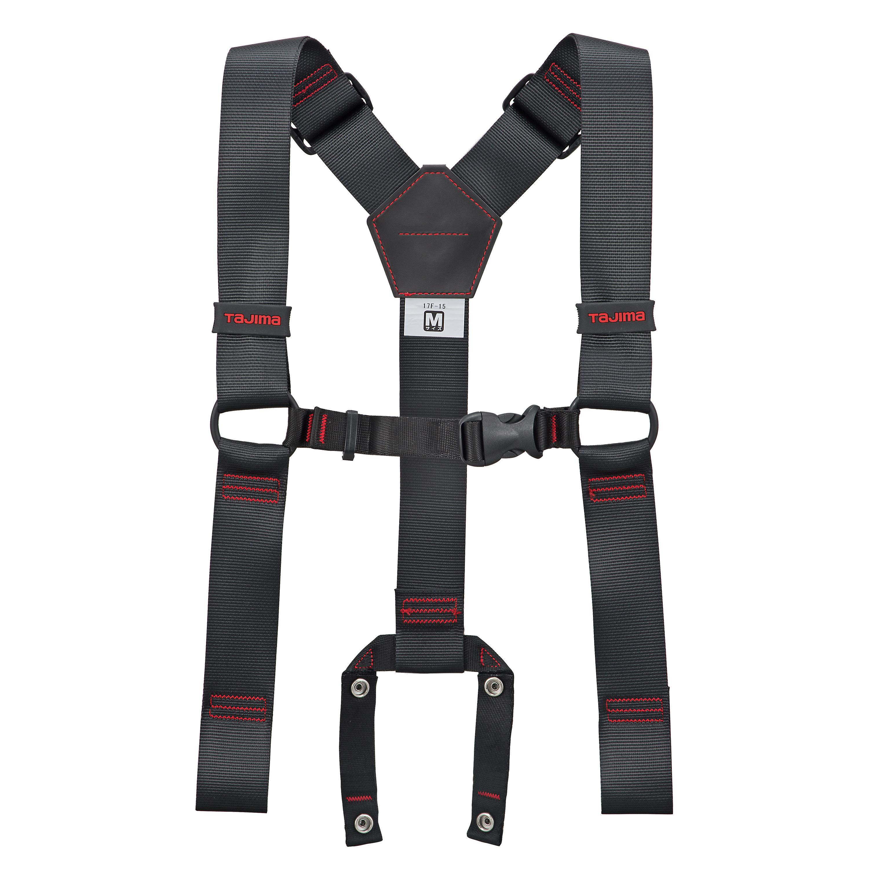 TAJIMA背負式工作吊帶  M  經典黑YPM-BK
