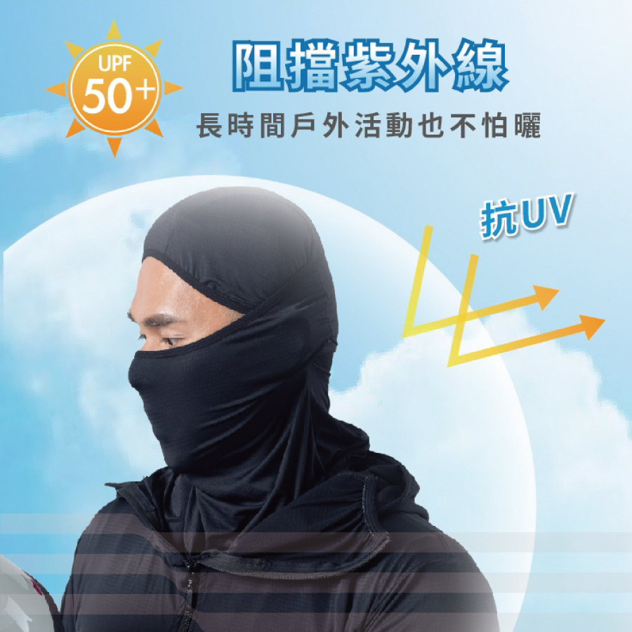 CB透氣涼感萬用騎型頭巾A012-B009