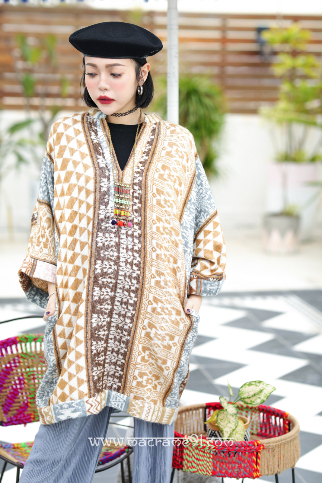 MACRAME 連身裙 - M3215HS (0103)