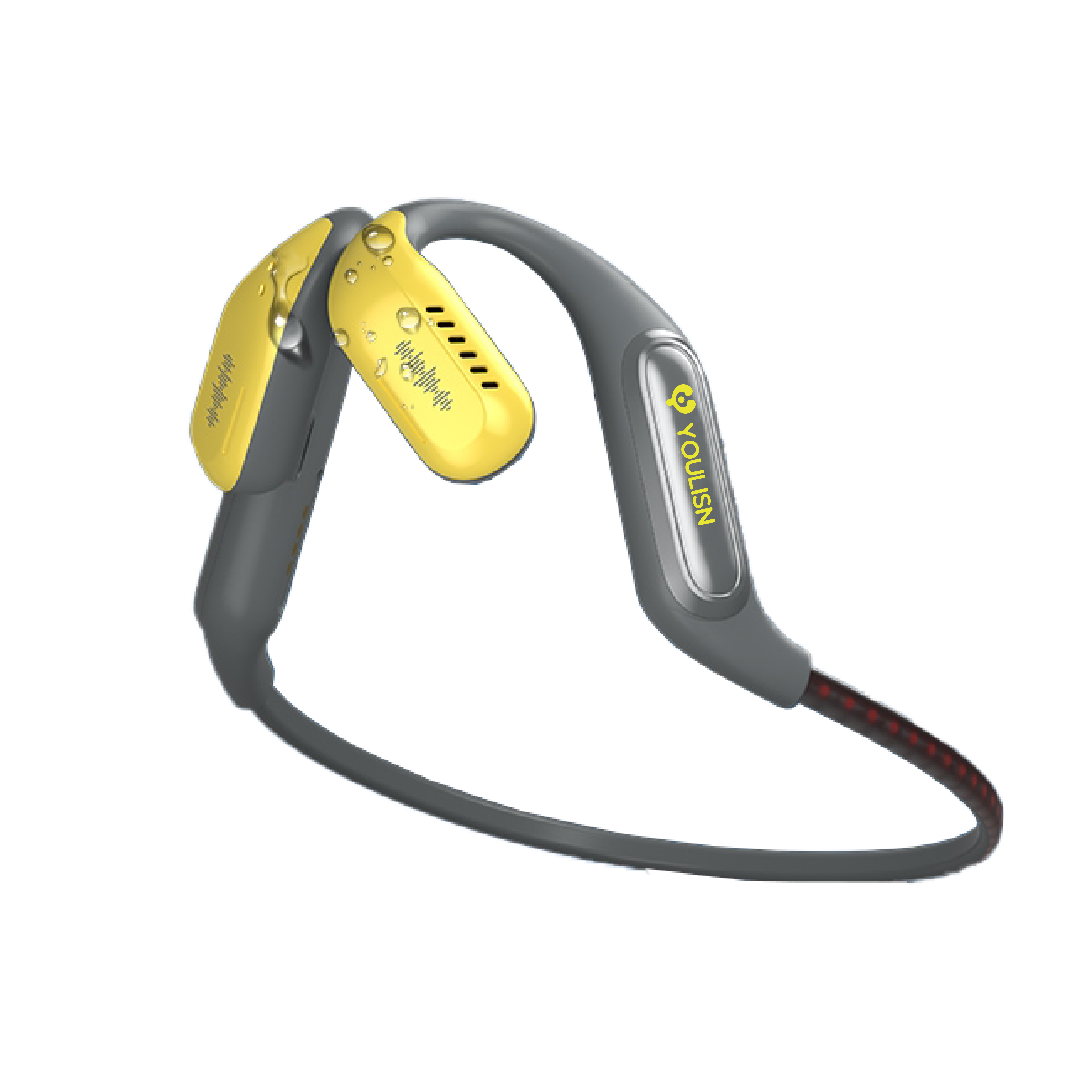 YOULISN J11 Bone Conduction Waterproof Sports Bluetooth Headphones | Built-in Memory | Swimming Use