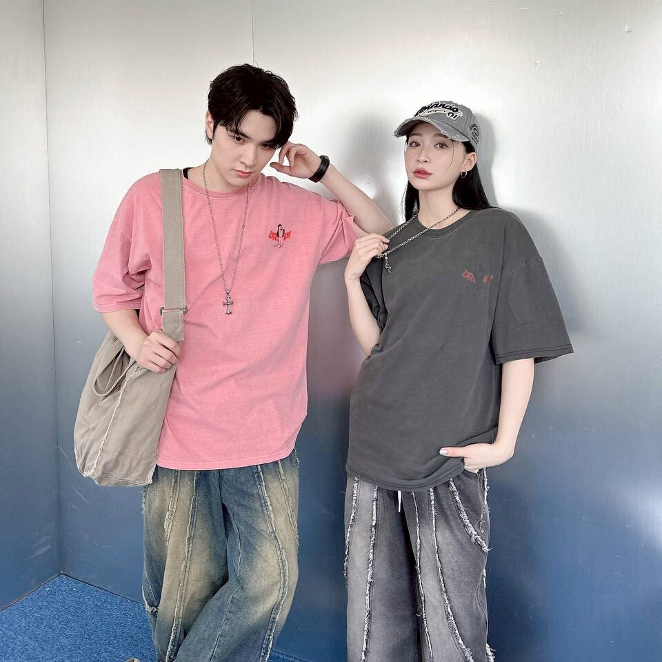 自訂款 厭世狗印花短T im80925