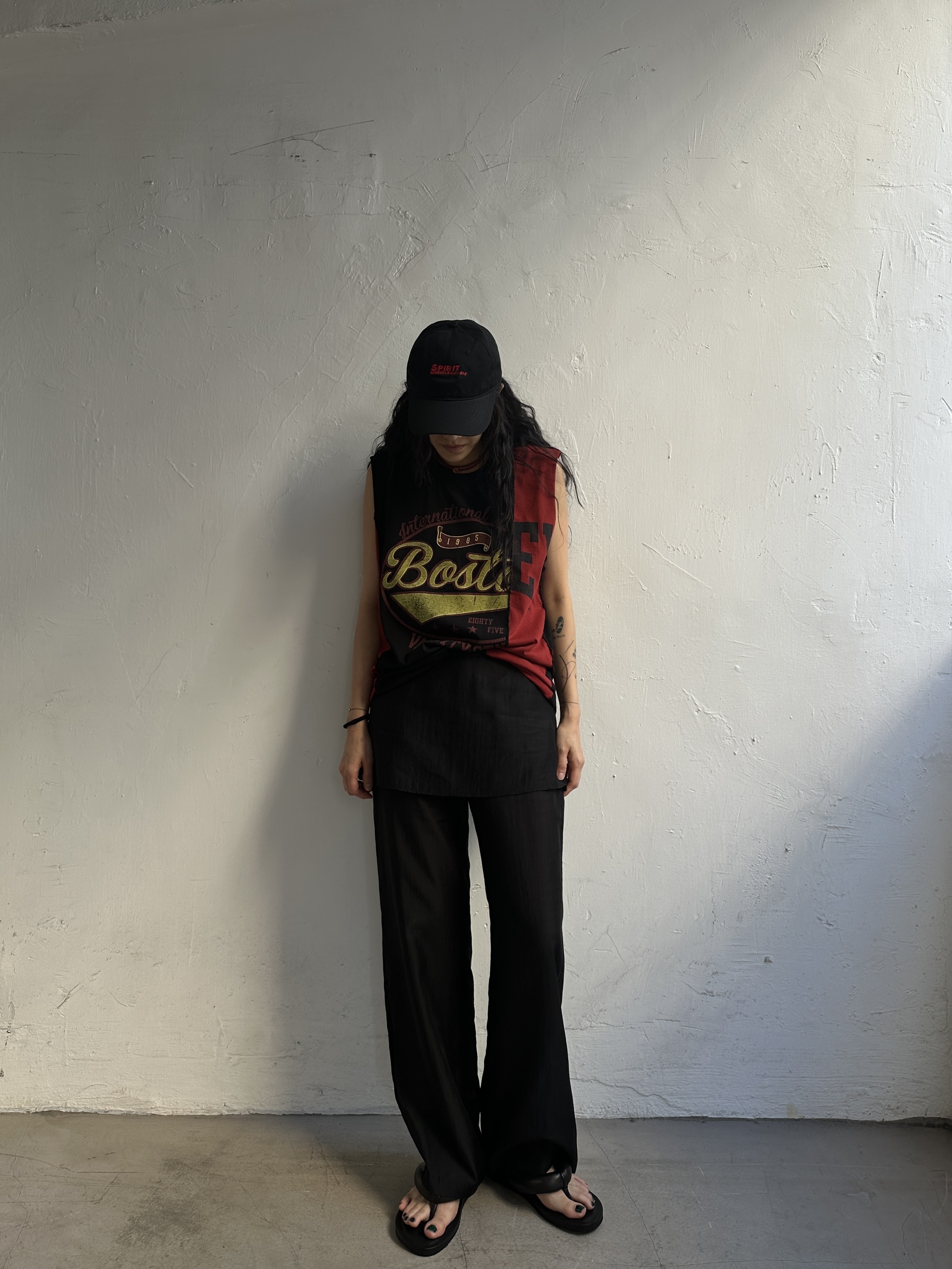 Patchwork print vest