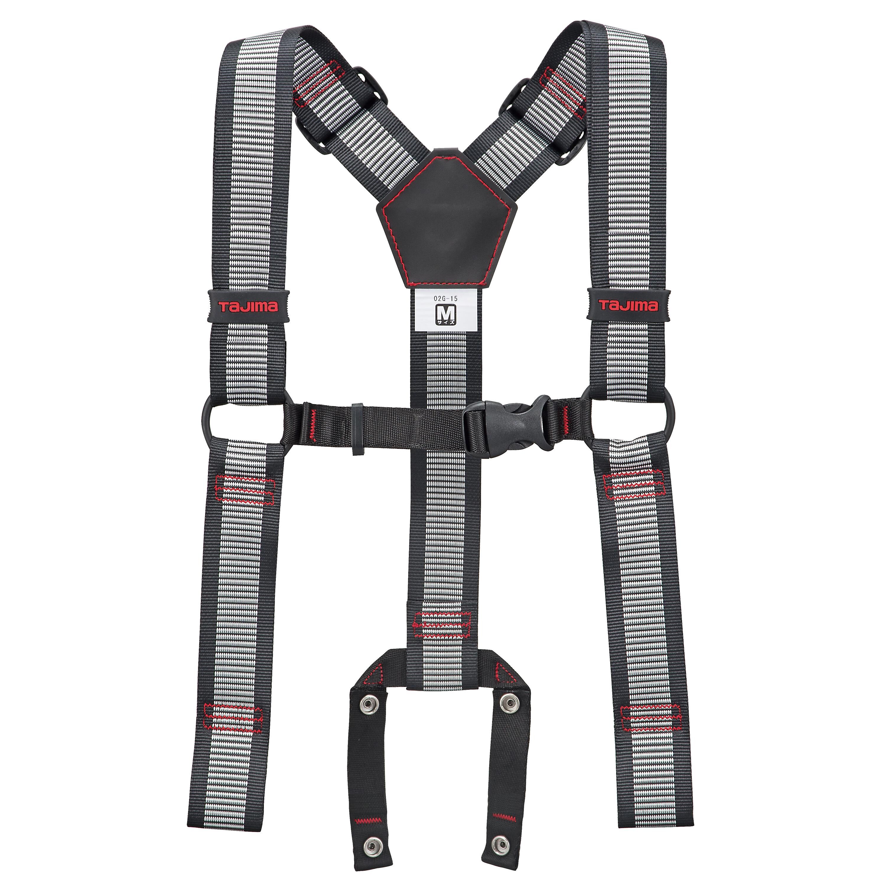 TAJIMA背負式工作吊帶 M 點點白YPLM-LWH