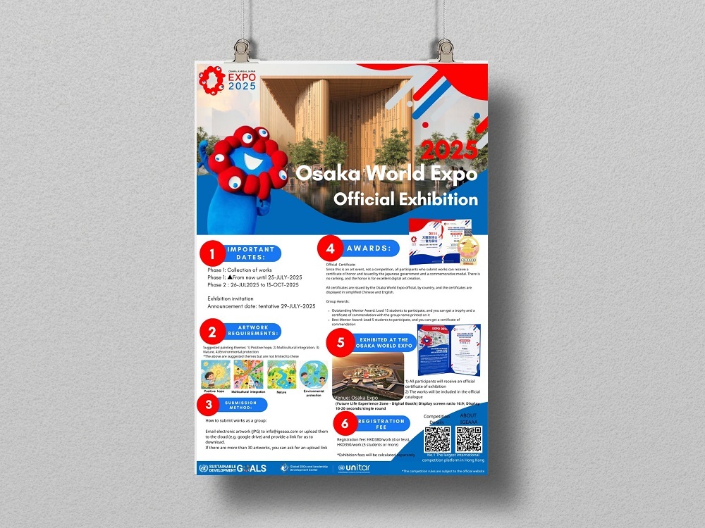 大阪世博會_畫室海報-EN_Poster on wall