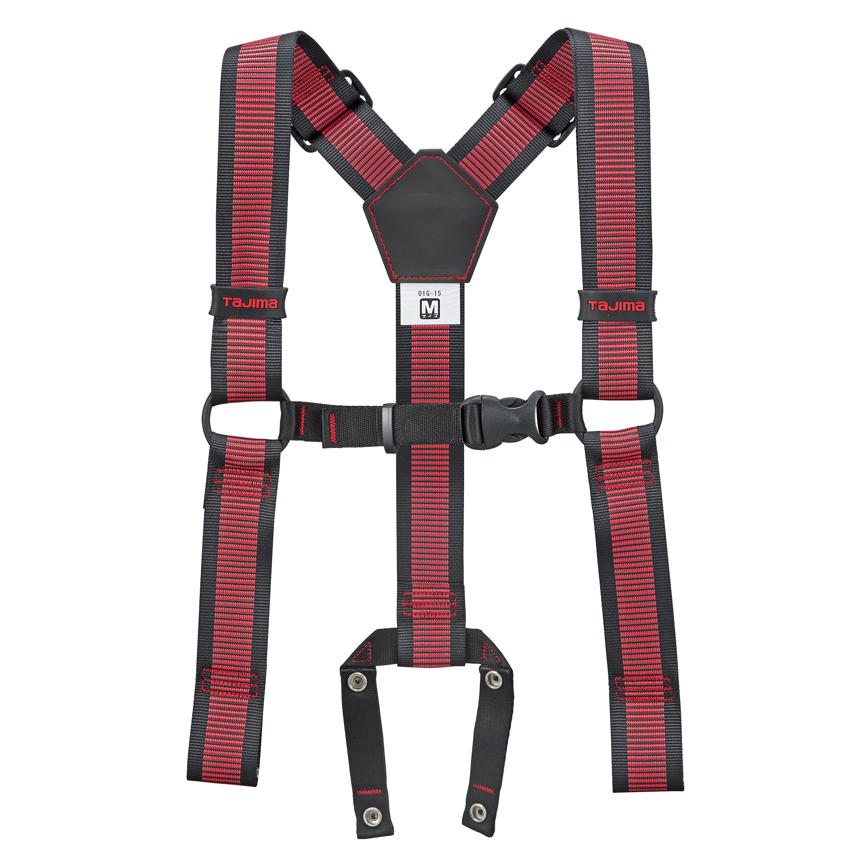 TAJIMA背負式工作吊帶 M 點點紅YPLM-LRE