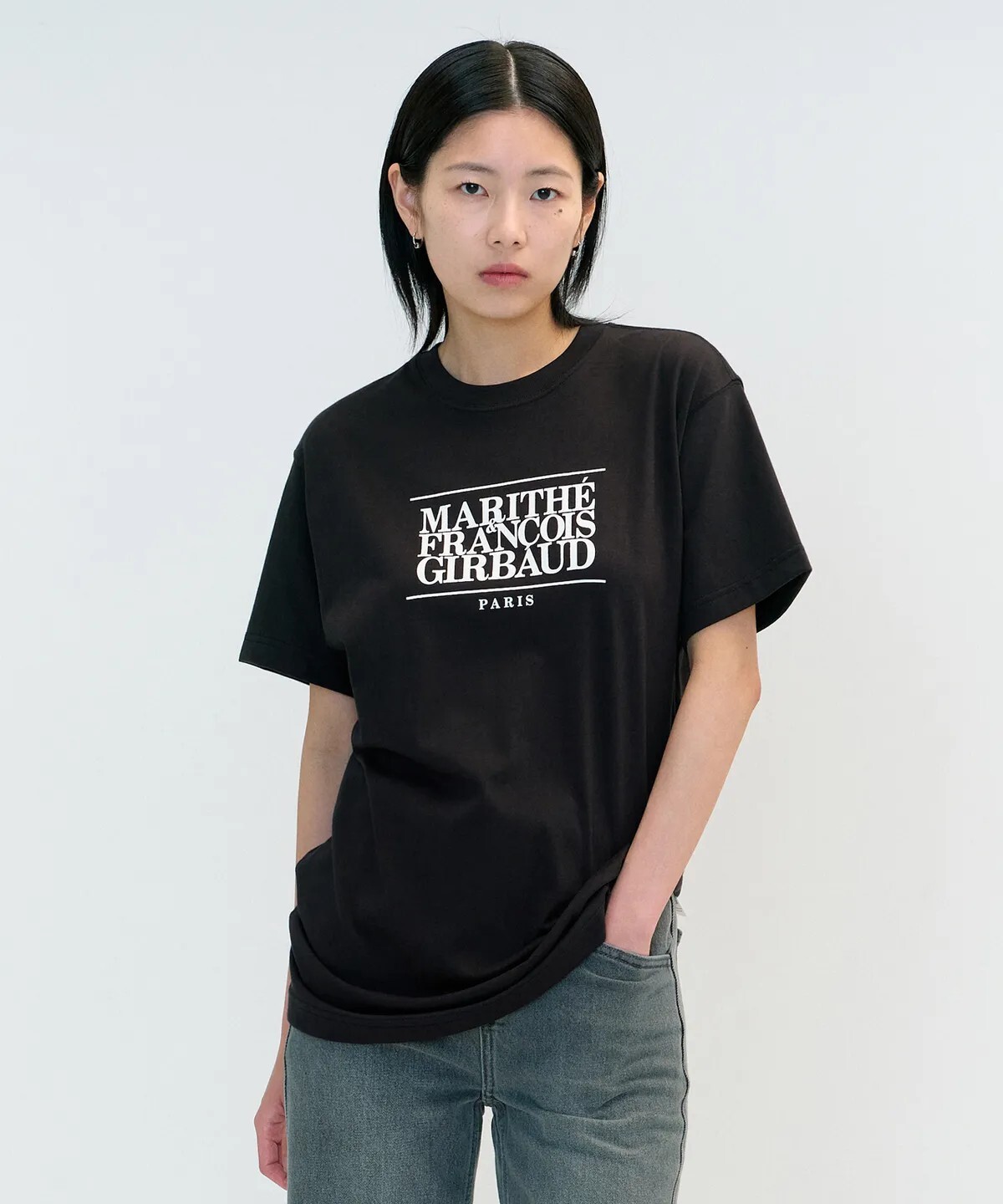 【OWN】MARITHÉ FRANÇOIS GIRBAUD 短袖上衣 經典 休閒 春夏 成人 黑色 白色