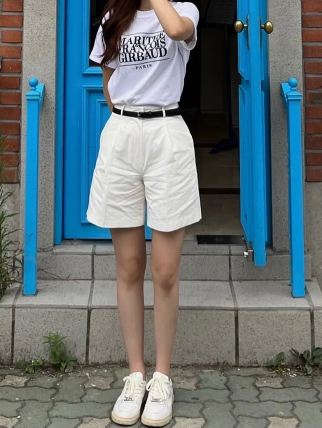 【OWN】MARITHÉ FRANÇOIS GIRBAUD 短袖上衣 經典 休閒 春夏 成人 黑色 白色