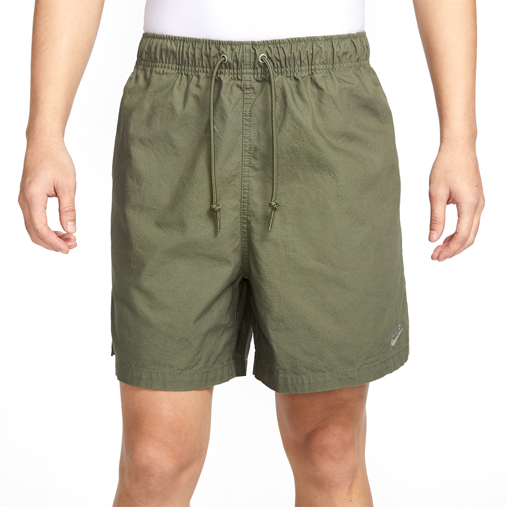 Nike AS M NK Club Flow Wash Short 男款 綠色 抽繩 運動 短褲 HJ1947-222