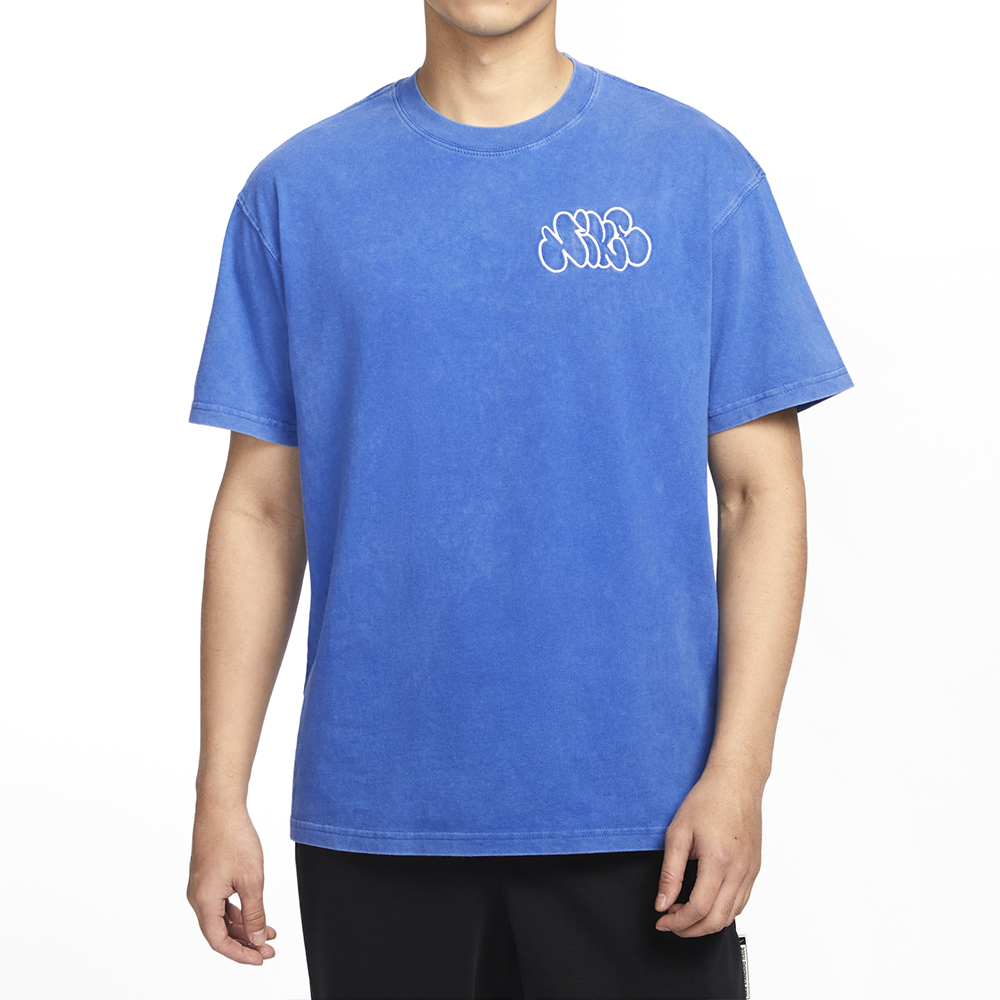 Nike AS M NK Tee M90 NAOS 男款 藍色 落肩 寬鬆 中磅 運動 短袖 HJ3316-480