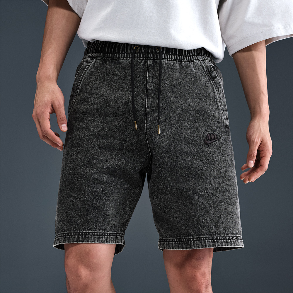 Nike AS M NSW Denim Wash Short GCEL 男款 灰黑色 牛仔 短褲 IF2858-010