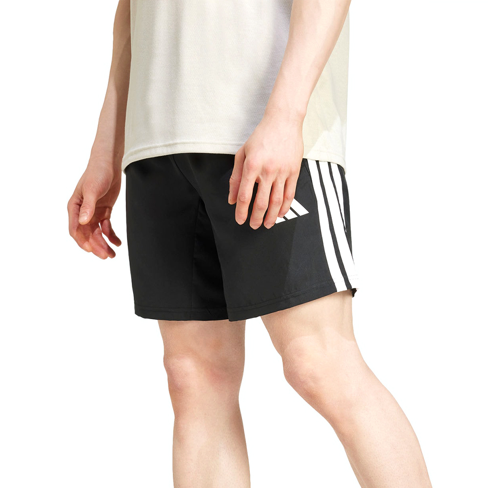 Adidas TR-ES 3S WV SH 男款 黑色 愛迪達 三葉草 拉鍊 口袋 運動 短褲 JC7718