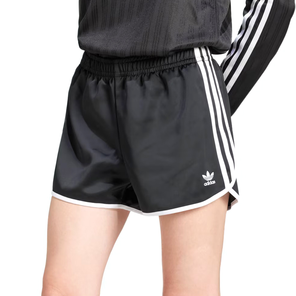 Adidas 3S Sprinter 女款 黑色 愛迪達 三葉草 寬鬆 運動 休閒 訓練 短褲 JD3119