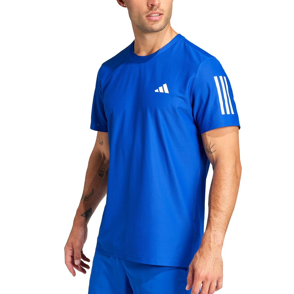 Adidas OTR B Tee 男款 藍色 愛迪達 亞規 吸濕 排汗 訓練 慢跑 運動 上衣 短袖 JC9786