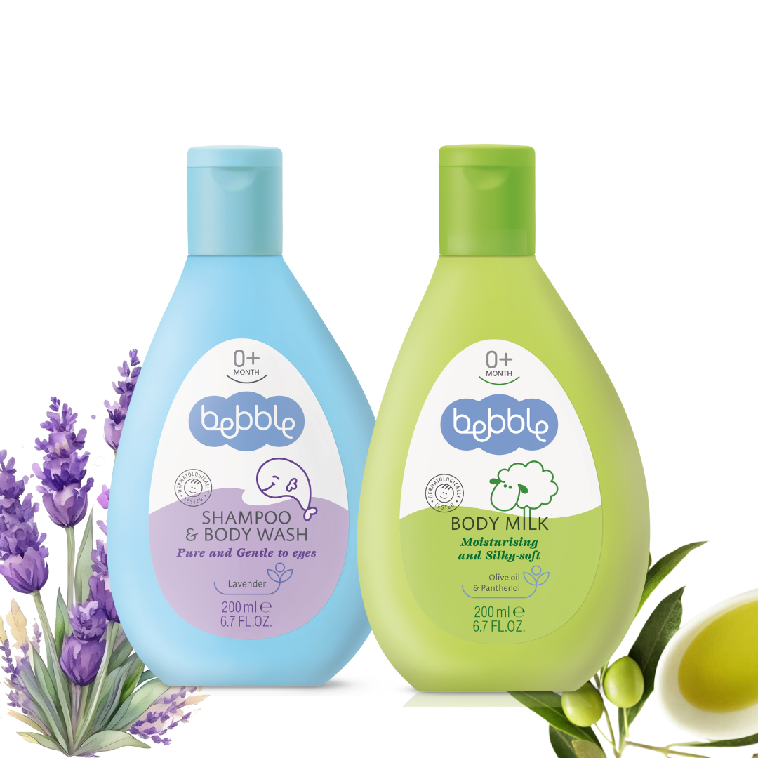 Bebble薰衣草沐浴護膚呵護組 200ml