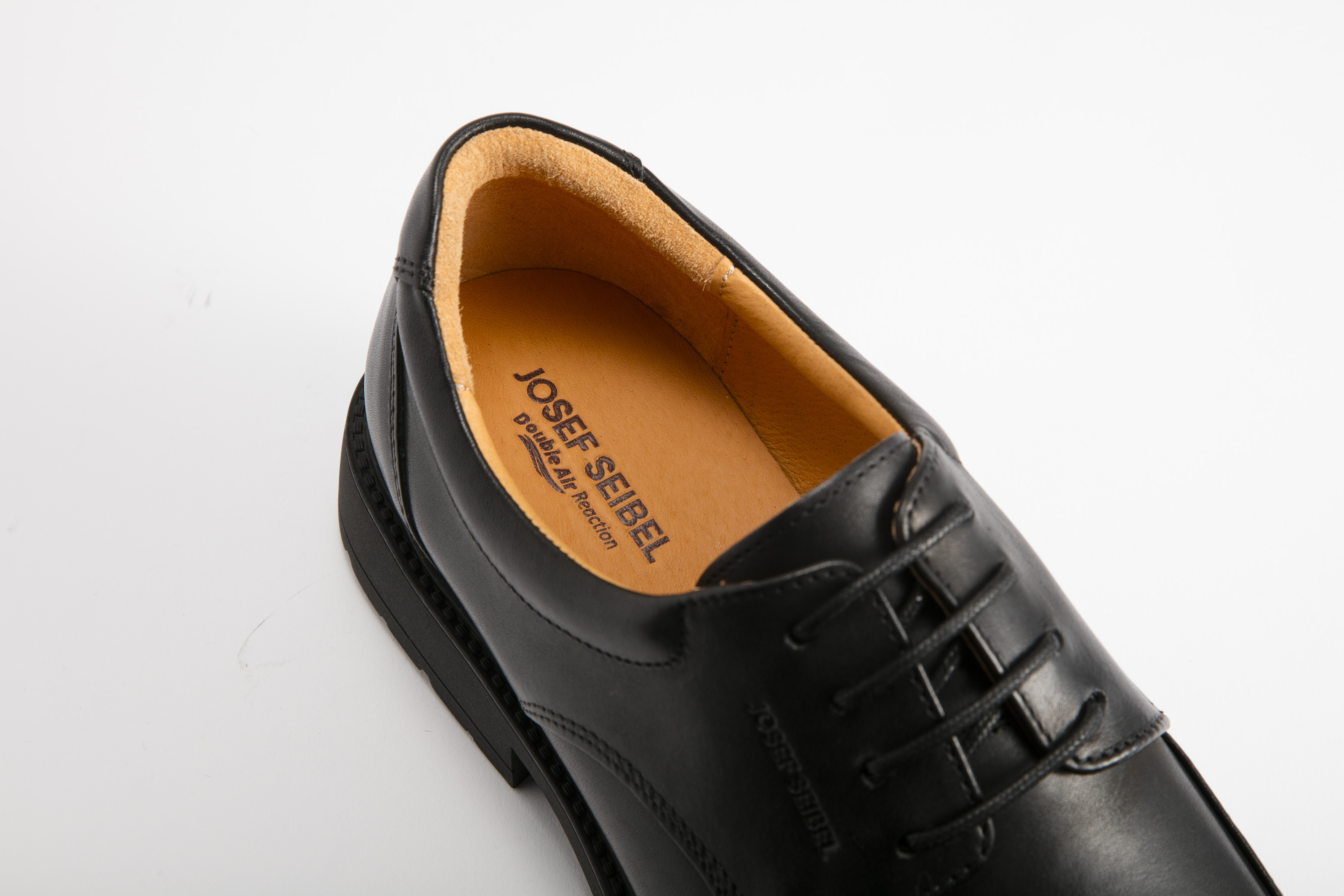 Josef Seibel - 男裝裙飾正裝綁帶皮鞋 25901321 11-BK