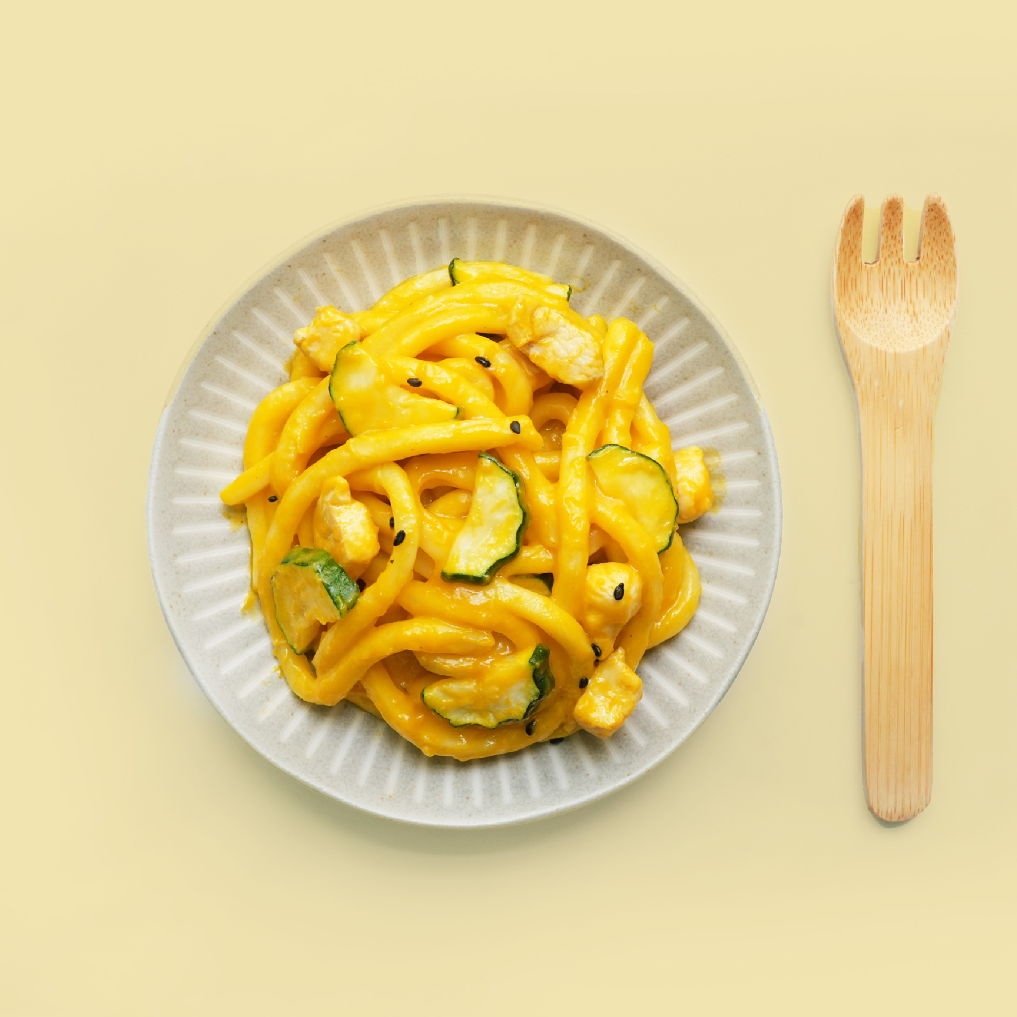 熱銷推薦｜寶寶烏龍麵｜黃金南瓜｜適合1歲以上｜1包入(100g)｜冷凍