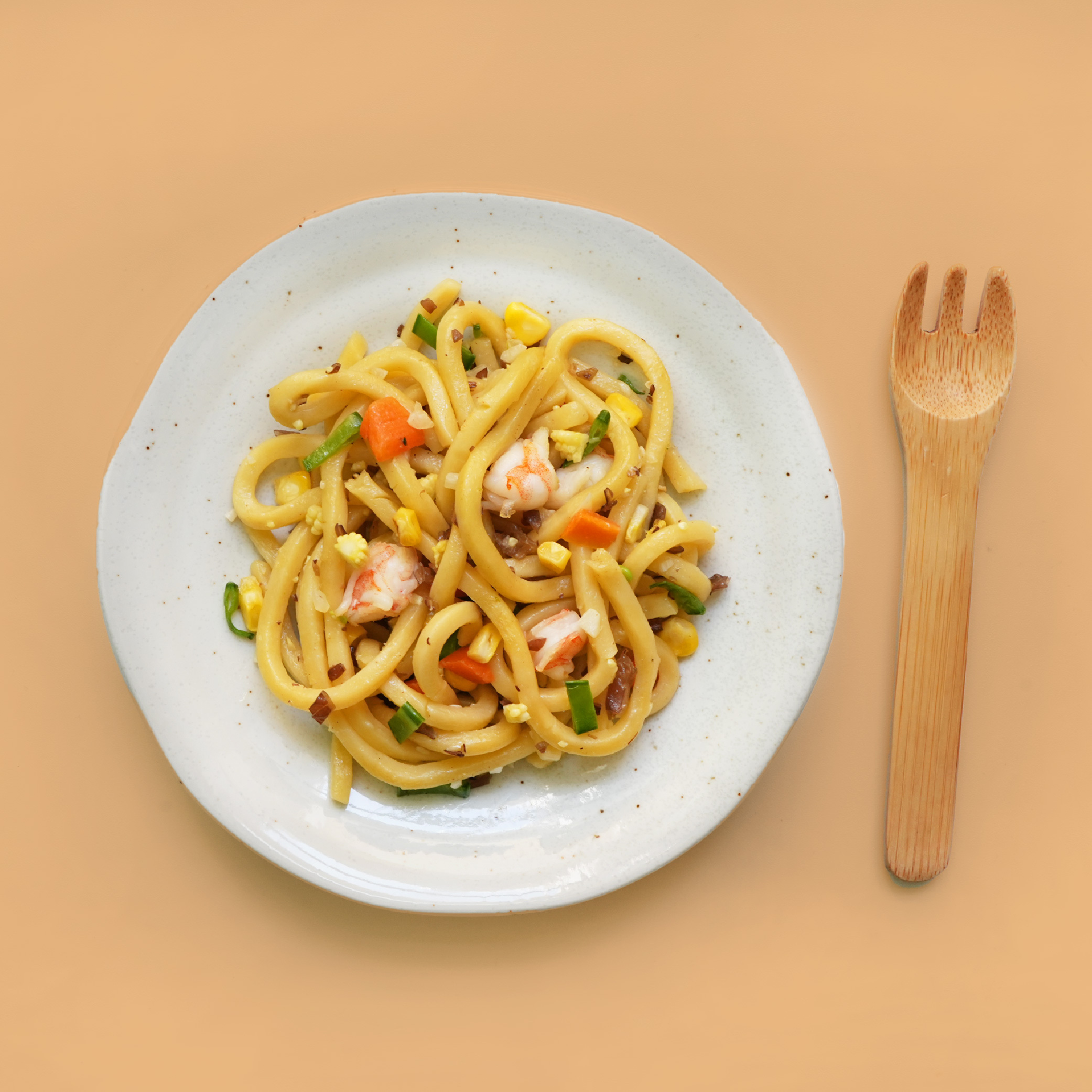 熱銷推薦｜寶寶烏龍麵｜蕃薯口味｜適合1歲以上｜1包入(100g)｜冷凍