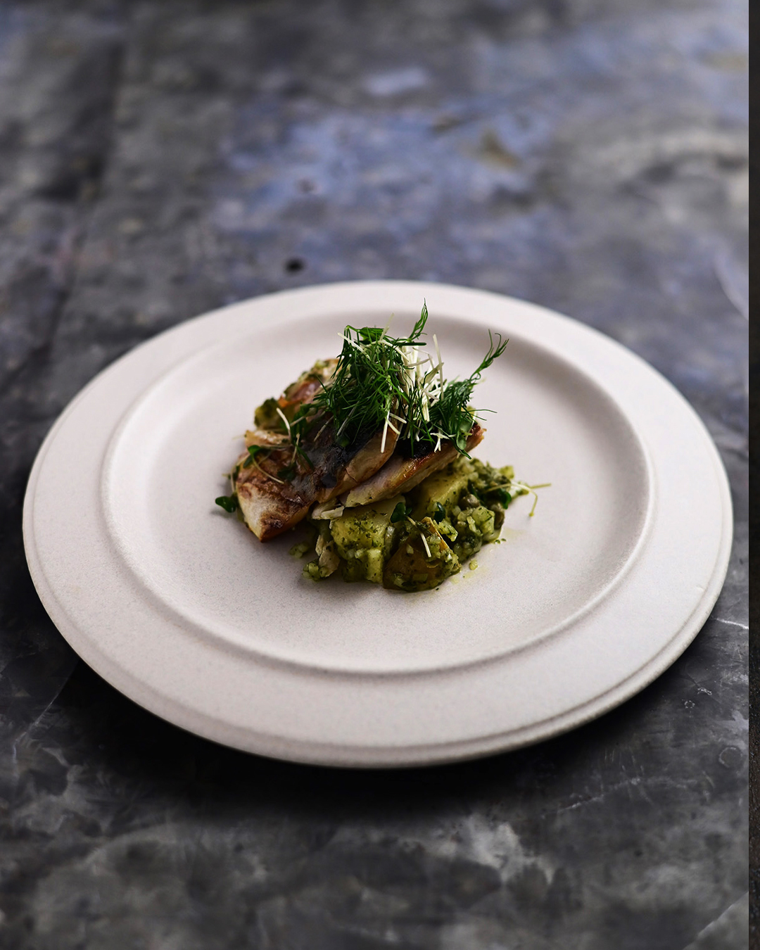 Orte 蔬園盤275碟 灰白｜sobokai