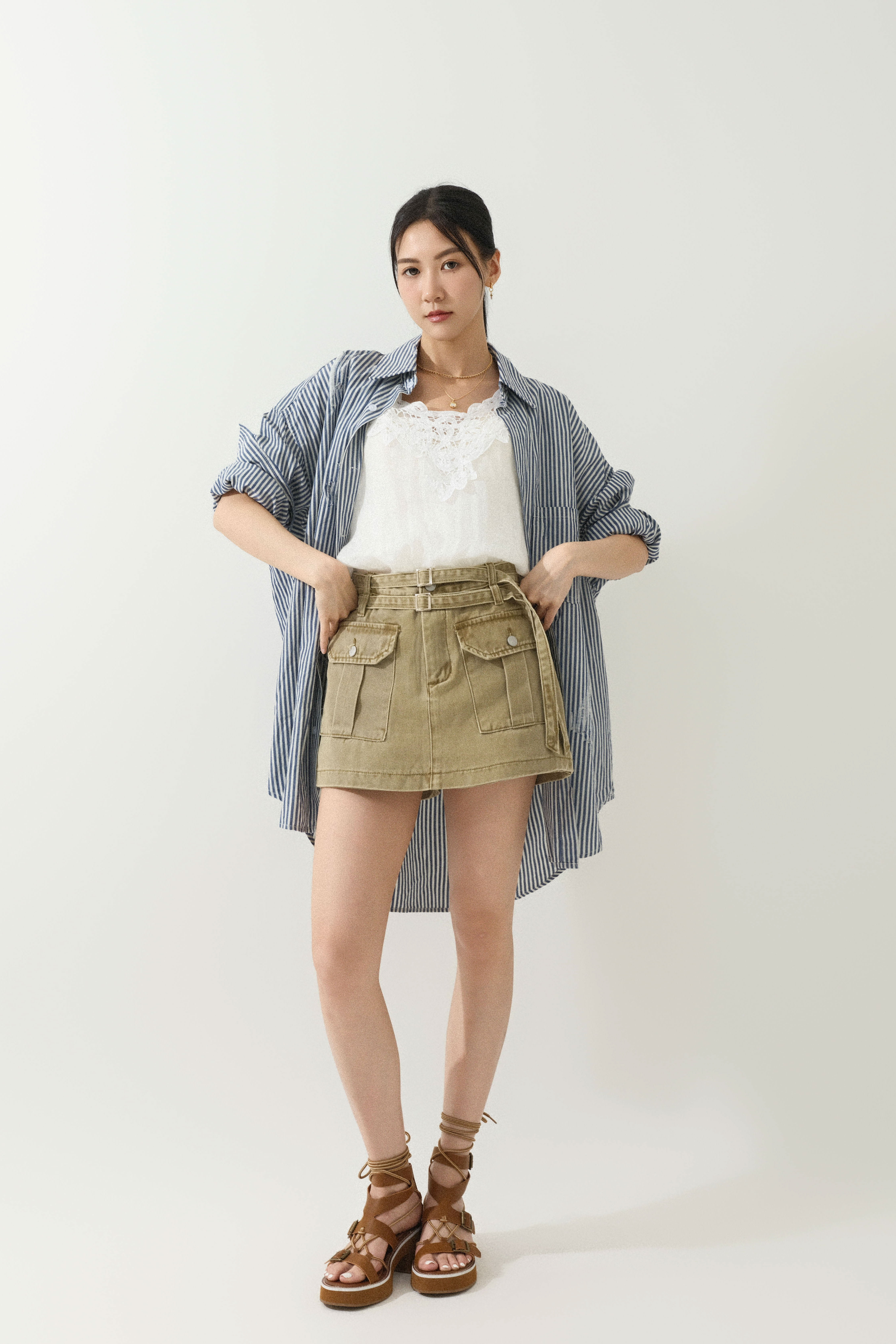 SS25_0275（恤衫＋上衣＋半截裙褲）