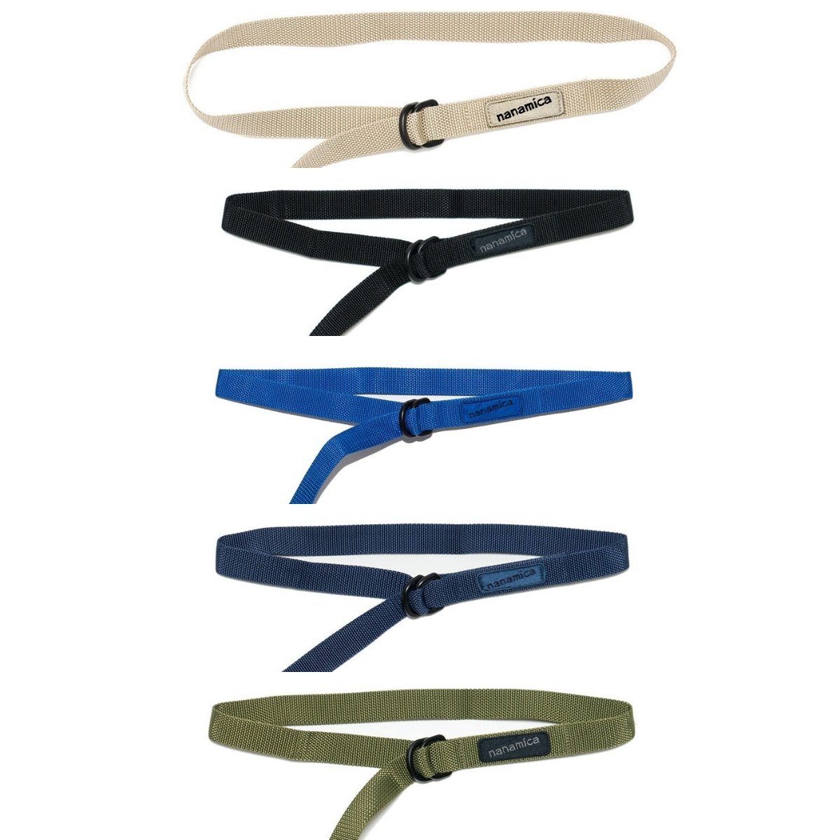 預購┃日本 nanamica Tech Belt 雙D扣 織帶 腰帶