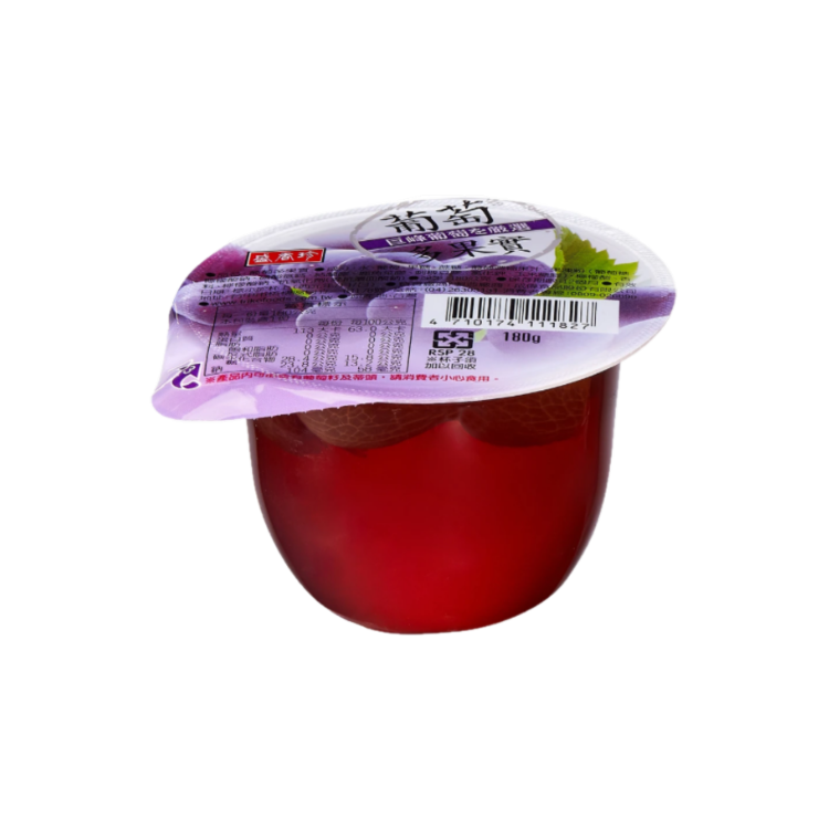 (箱購) 盛香珍 多果實果凍_葡萄/白桃/蜜柑/水果_180gx24入/箱