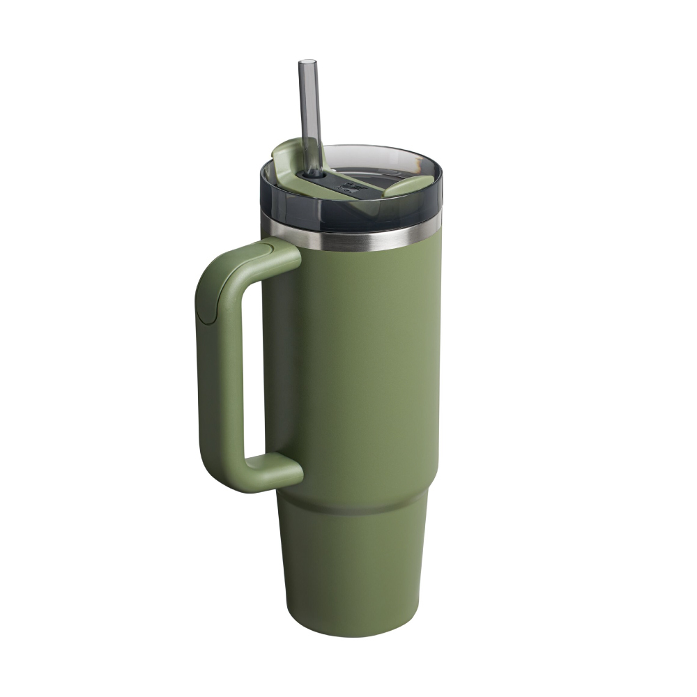 STANLEY 冒險系列 吸管隨手杯2.0 0.88L / 軍綠色