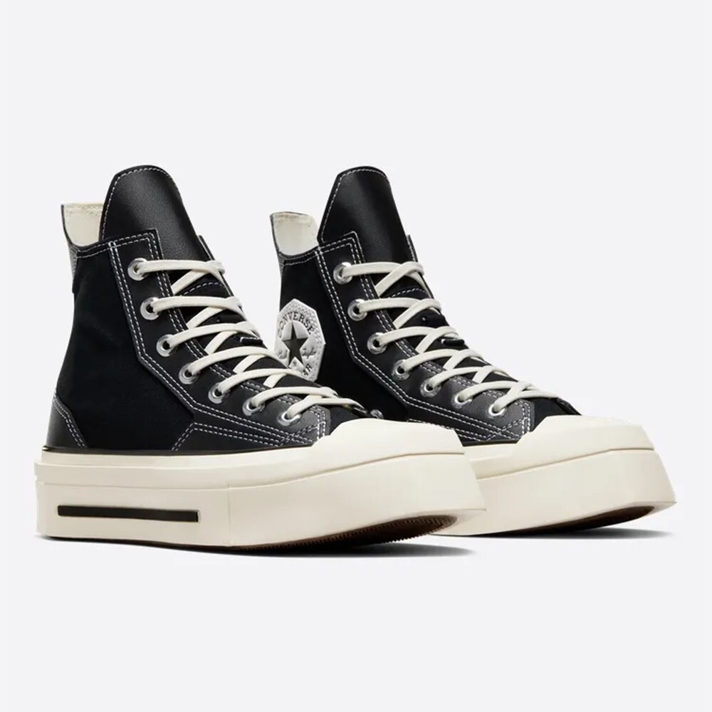 CONVERSE CHUCK 70 DE LUXE SQUARED 1970 HI 高筒 休閒鞋 厚底鞋 男鞋 女鞋 黑(A06435C)