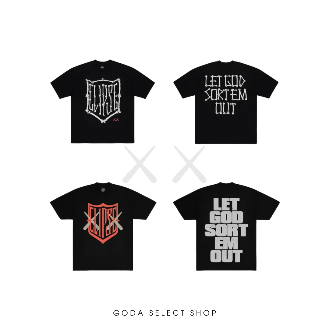 KAWS X CLIPSE LET GOD SORT EM OUT 四色