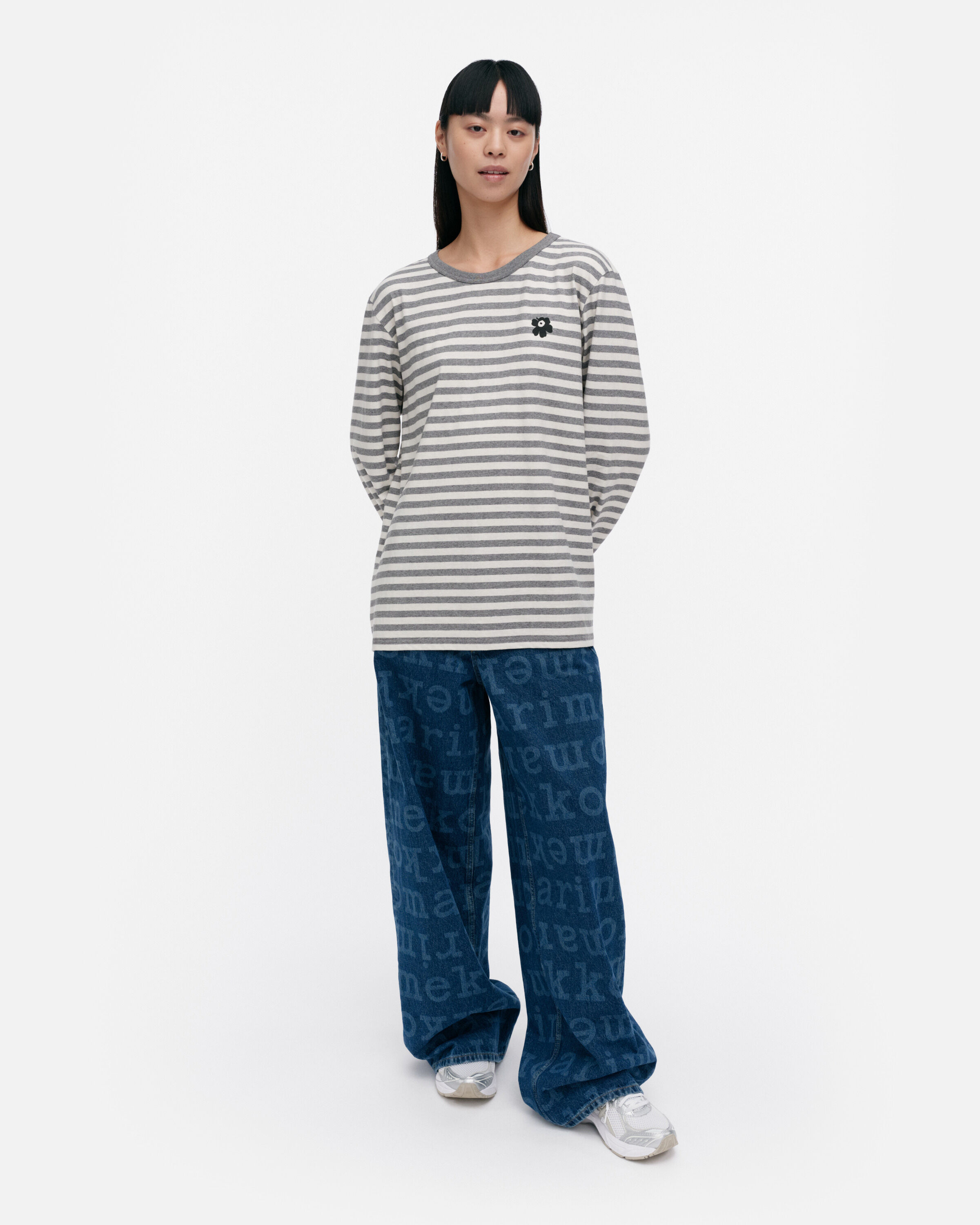 TASARAITA UNISEX UNIKKO LS 長袖條紋T恤