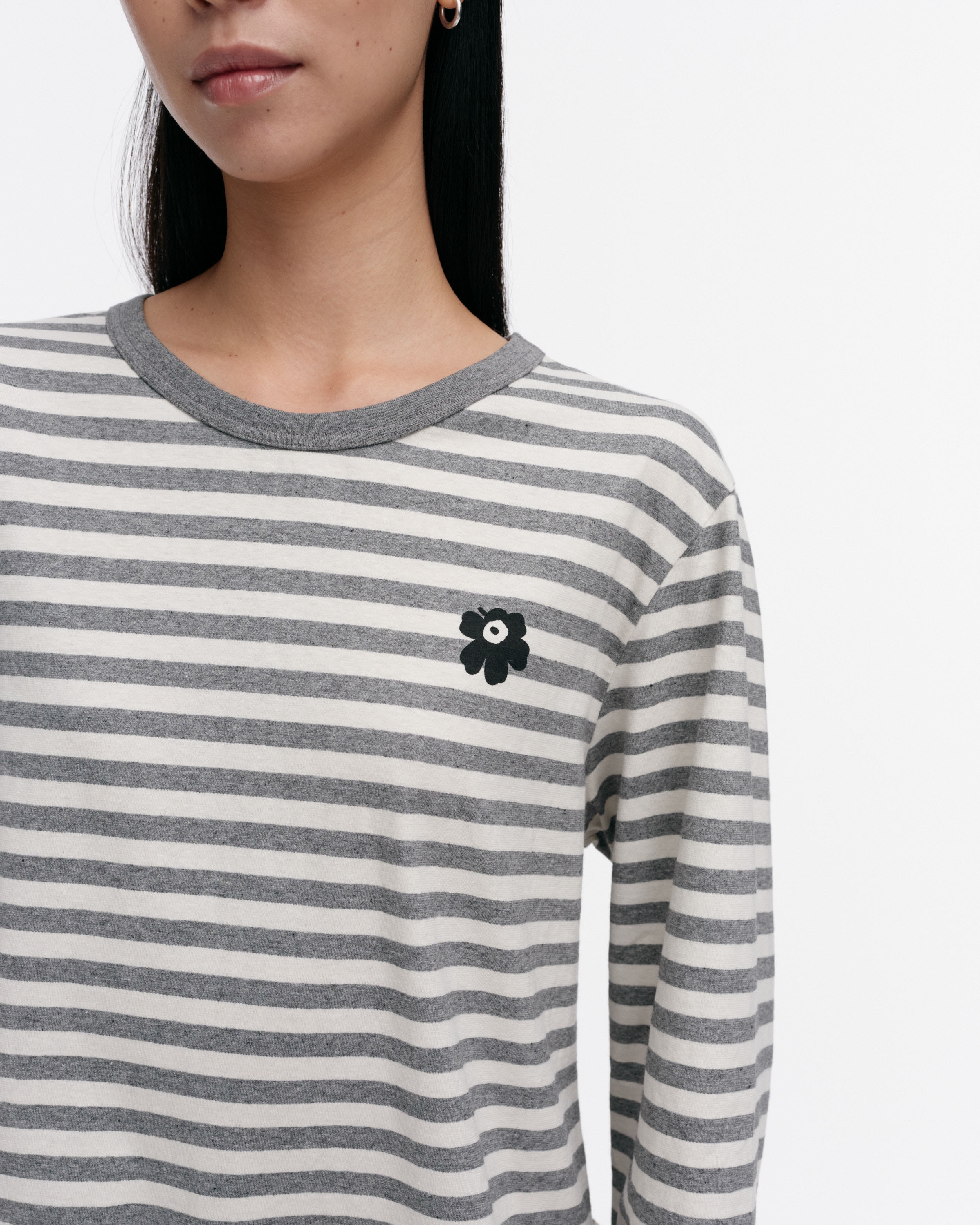 TASARAITA UNISEX UNIKKO LS 長袖條紋T恤