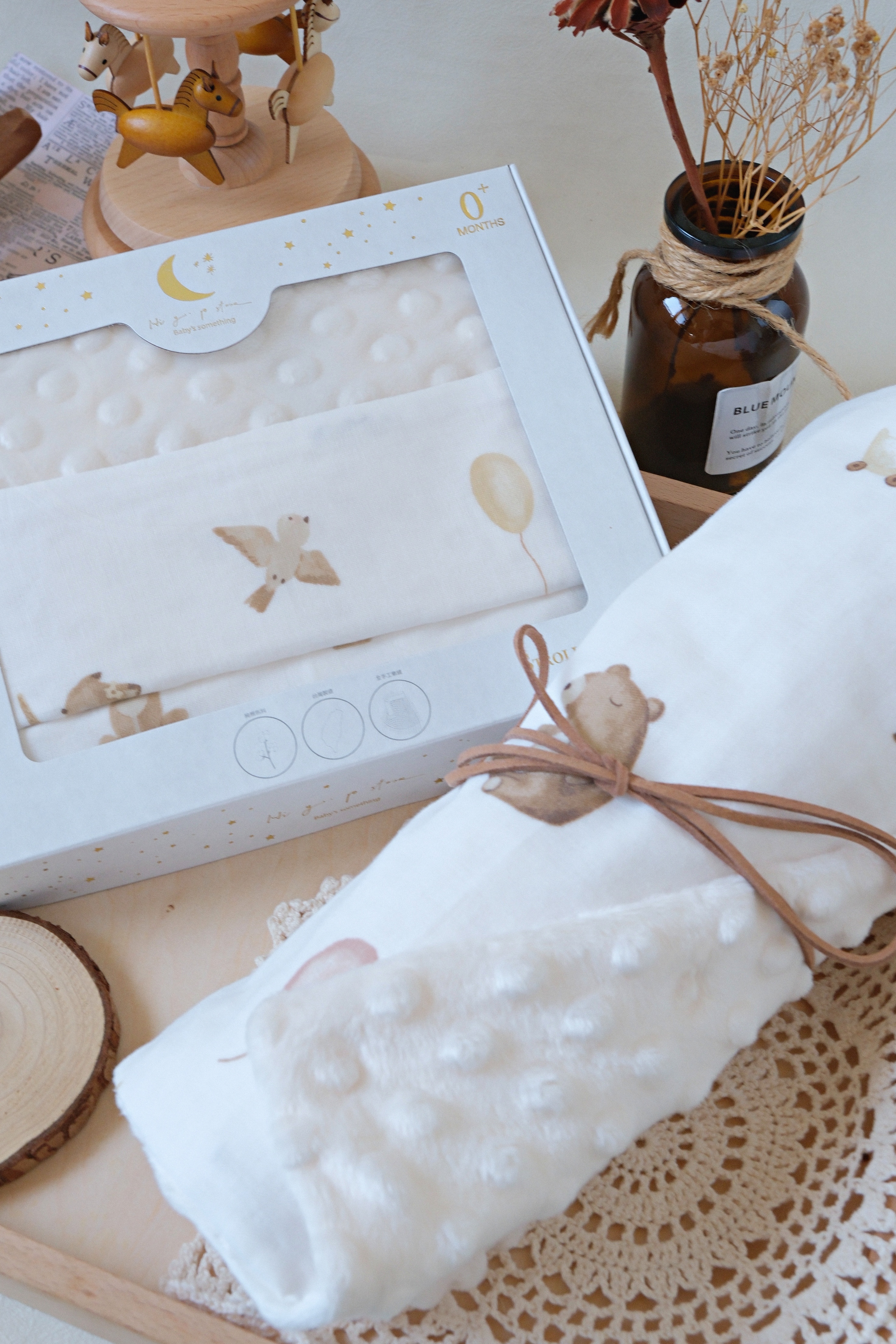 Hi Y.P store-嬰兒車蓋毯-夢氣球之森