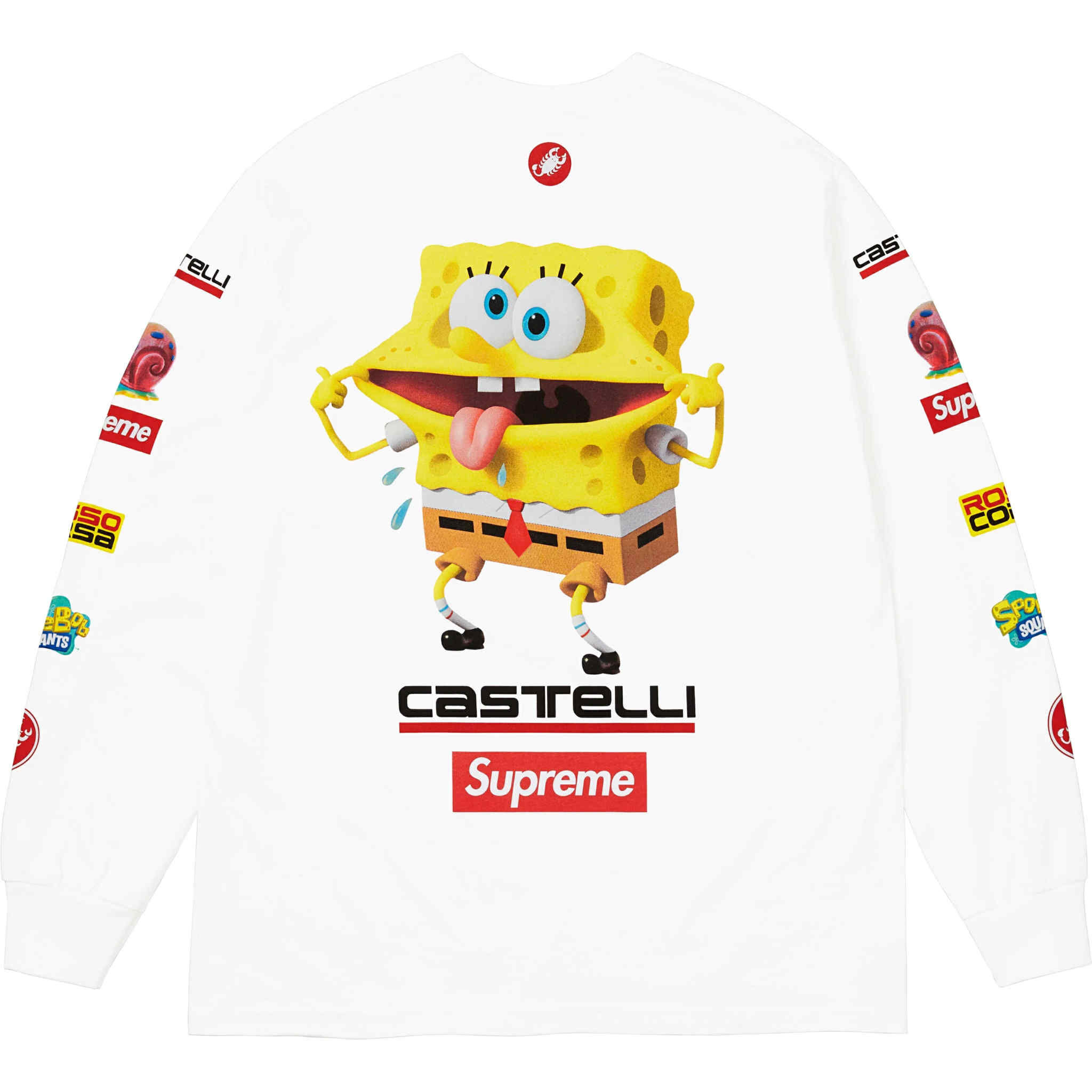 Supreme®/SpongeBob SquarePants Castelli Supreme SpongeBob SquarePants Castelli L/S Cycling Jersey