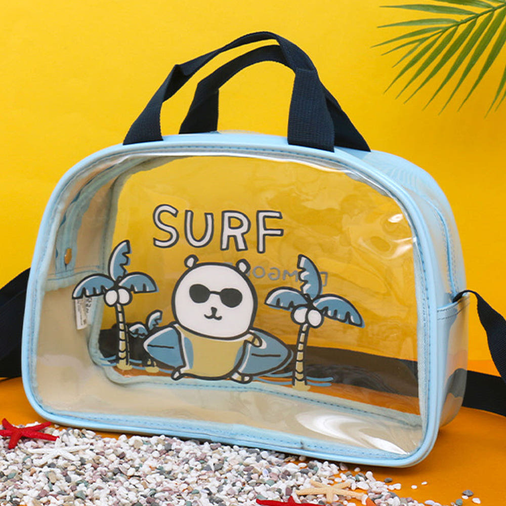 預訂｜韓國限定 白熊 透明防水沙灘袋 Swim Bag