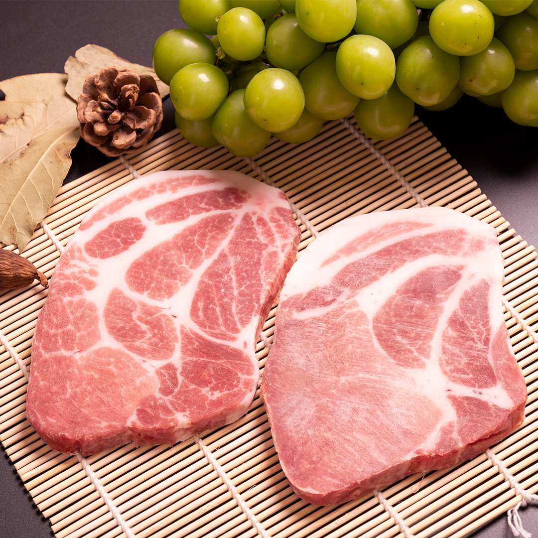 Korean Grape  Pork Collar Meat Steak 250g