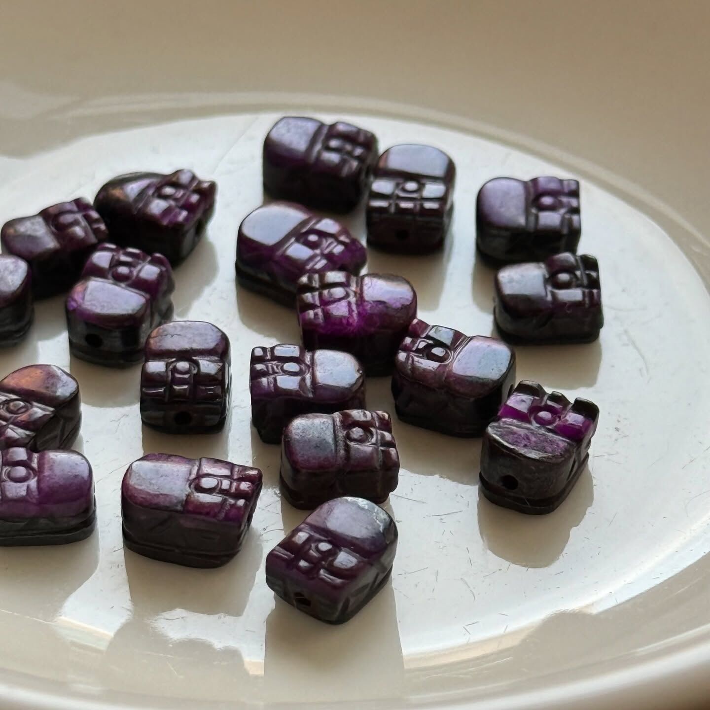 [原石] 舒俱萊 貔貅 通孔 水晶串珠材料