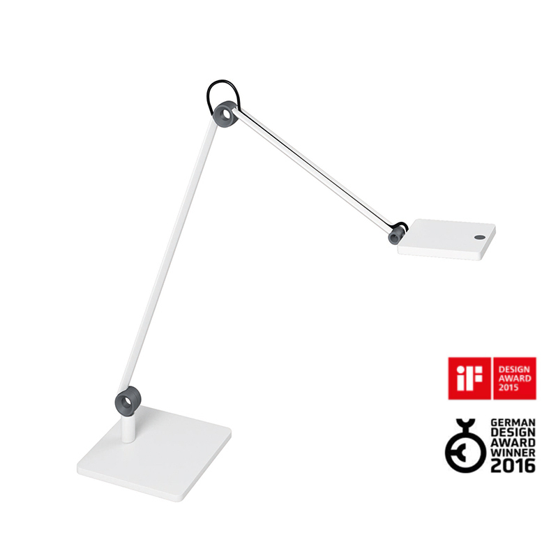 ⭐️Waldmann - PARA.MI 方形雙臂檯燈 連方形底座 (白色)