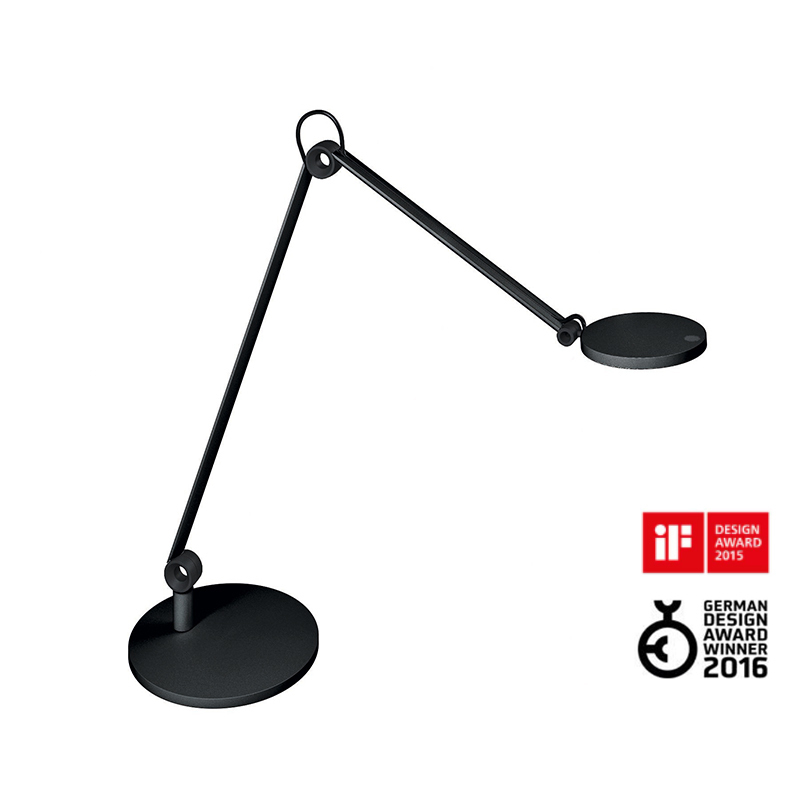 ⭐️Waldmann - PARA.MI 圓形雙臂檯燈 連圓形底座 (黑色)